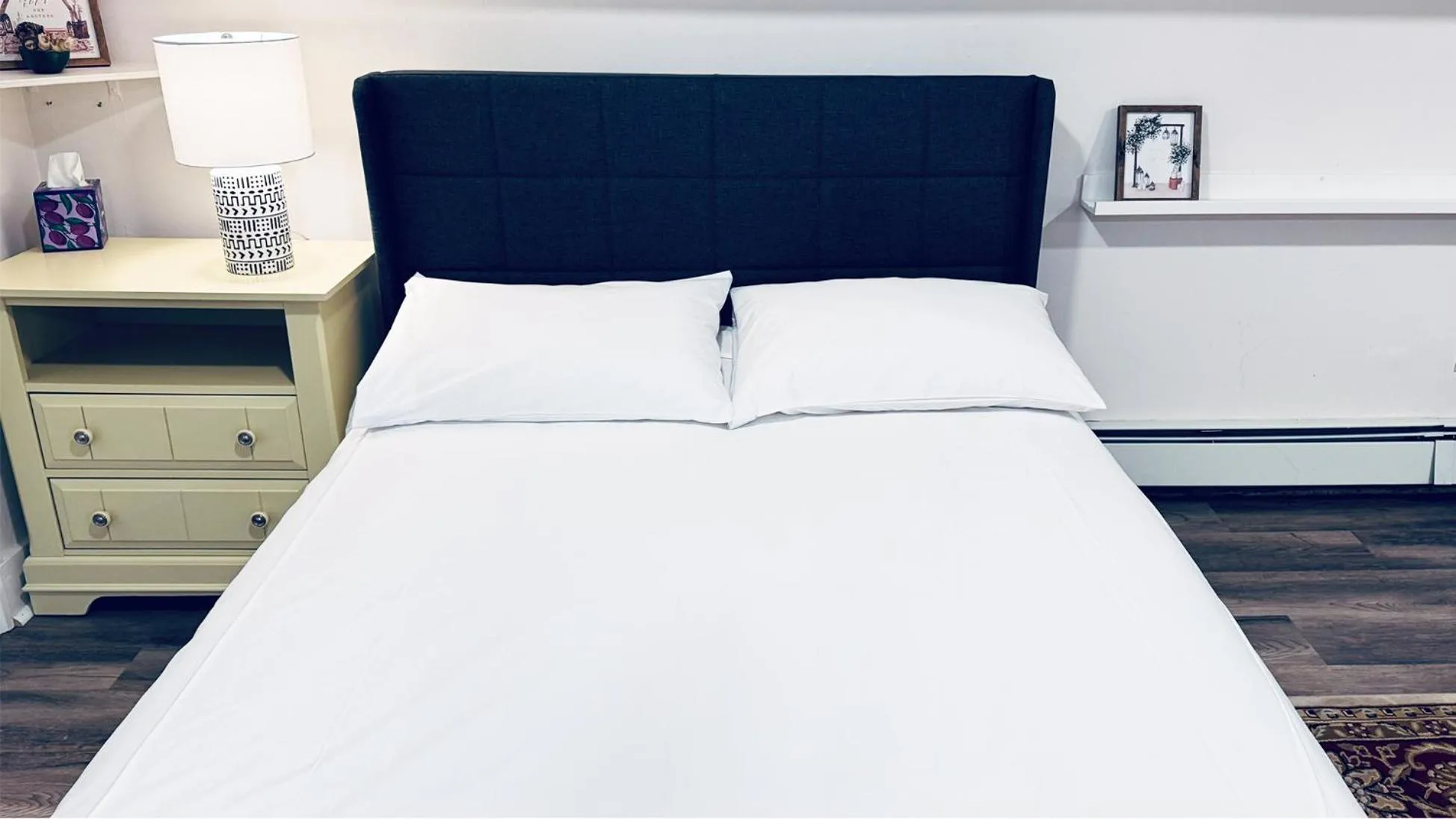 Bed in Ginkgo House on Harvard