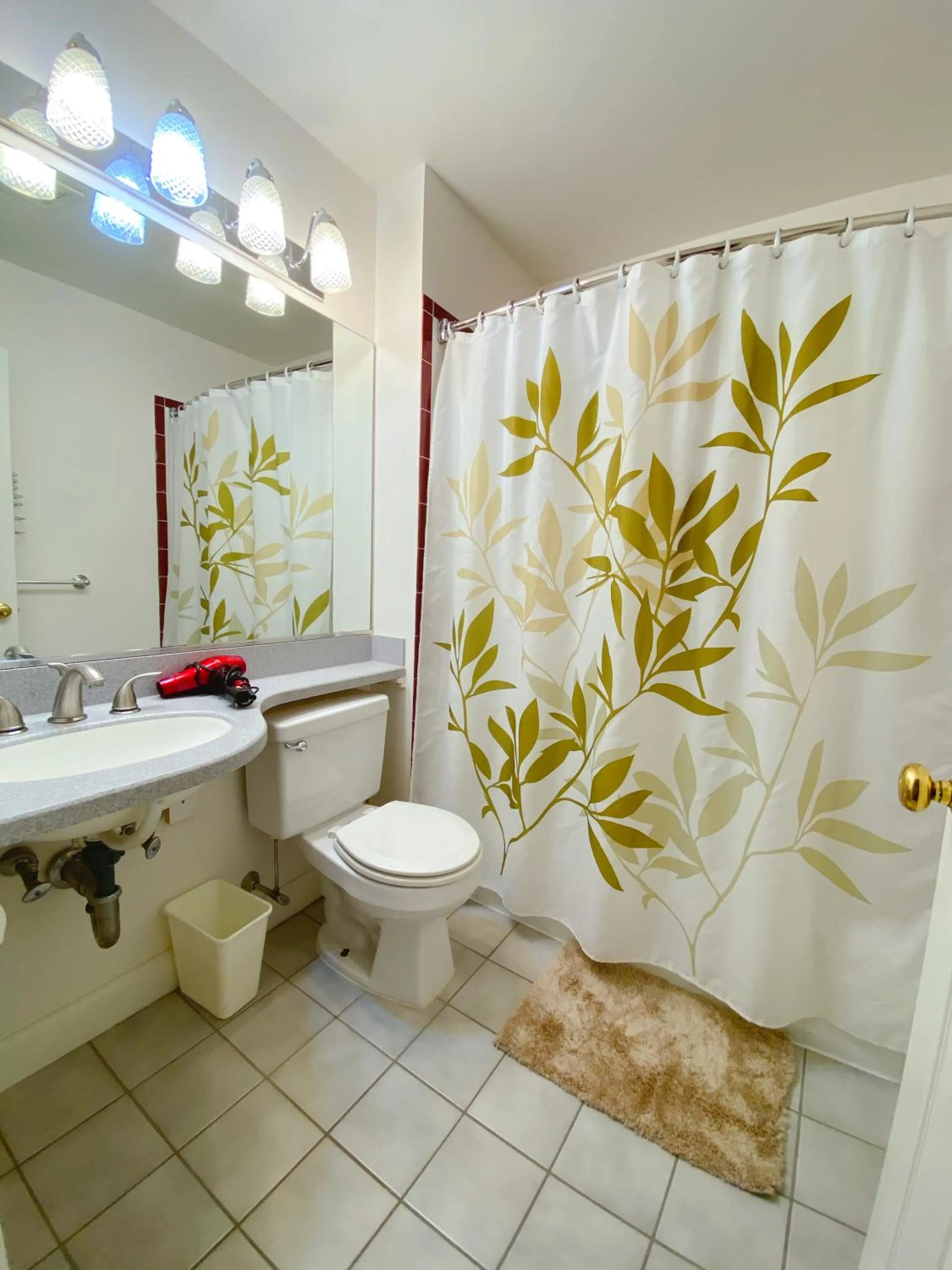 Shower in Ginkgo House on Harvard