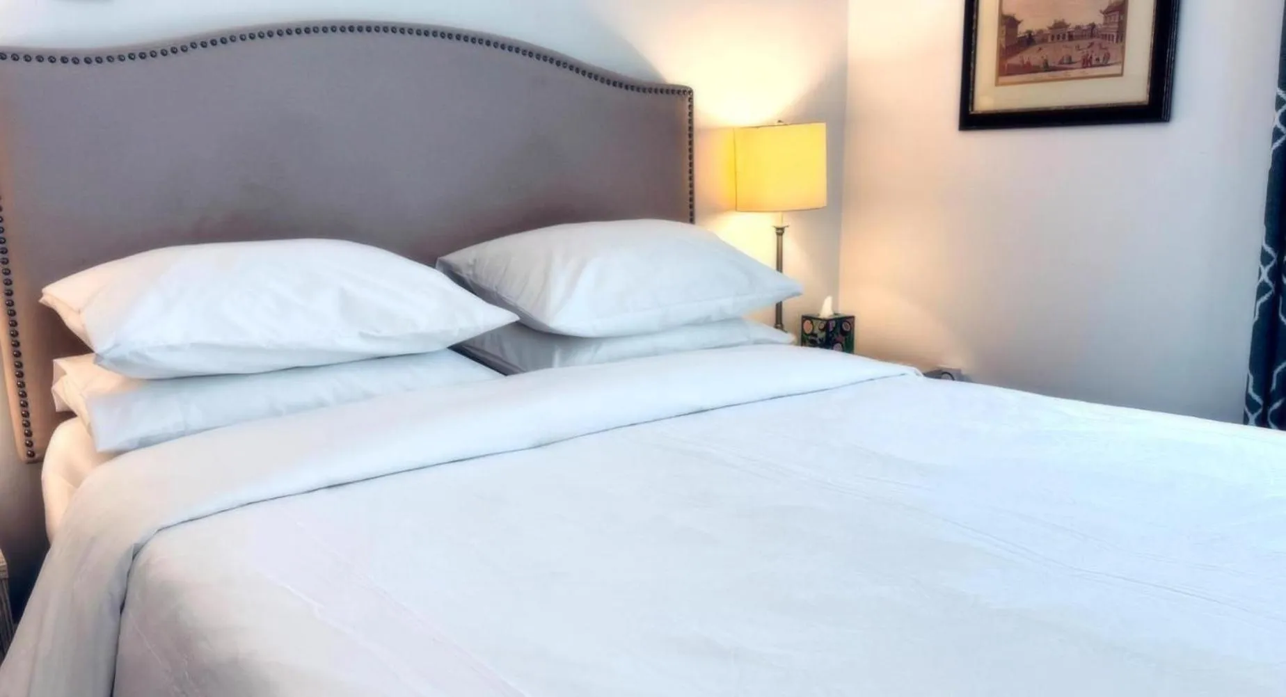 Bed in Ginkgo House on Harvard