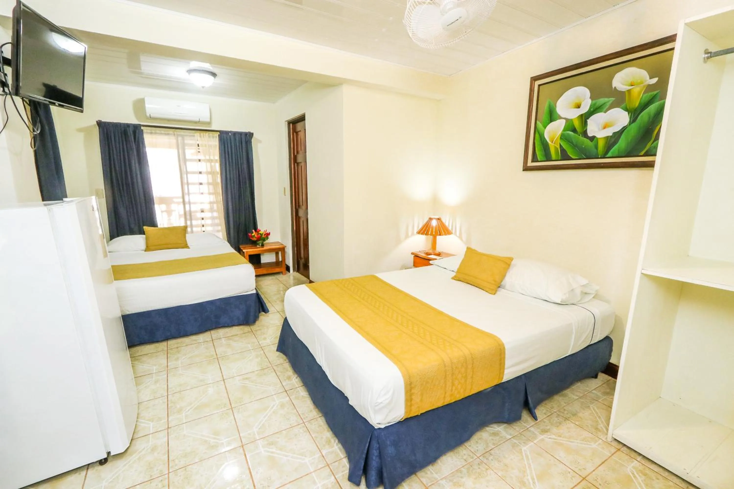 Bed in Hotel Flor Blanca