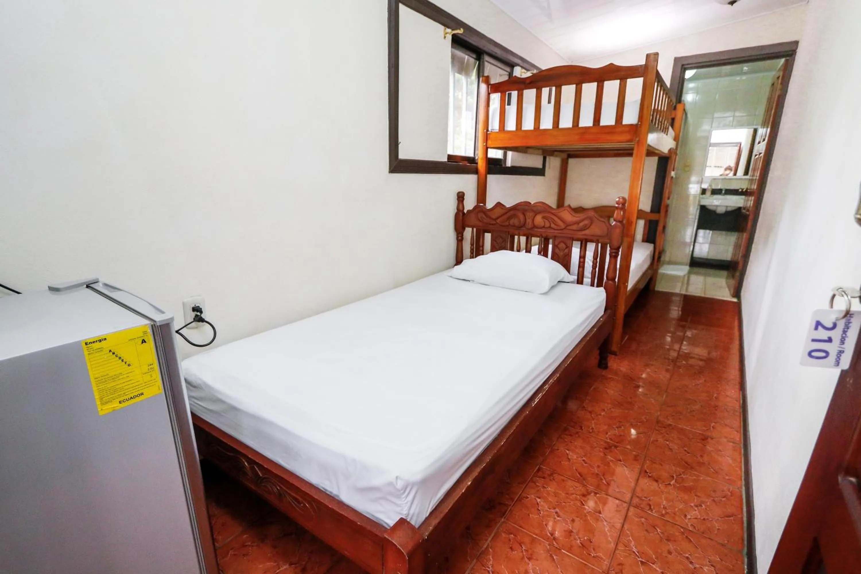 Bed in Hotel Flor Blanca