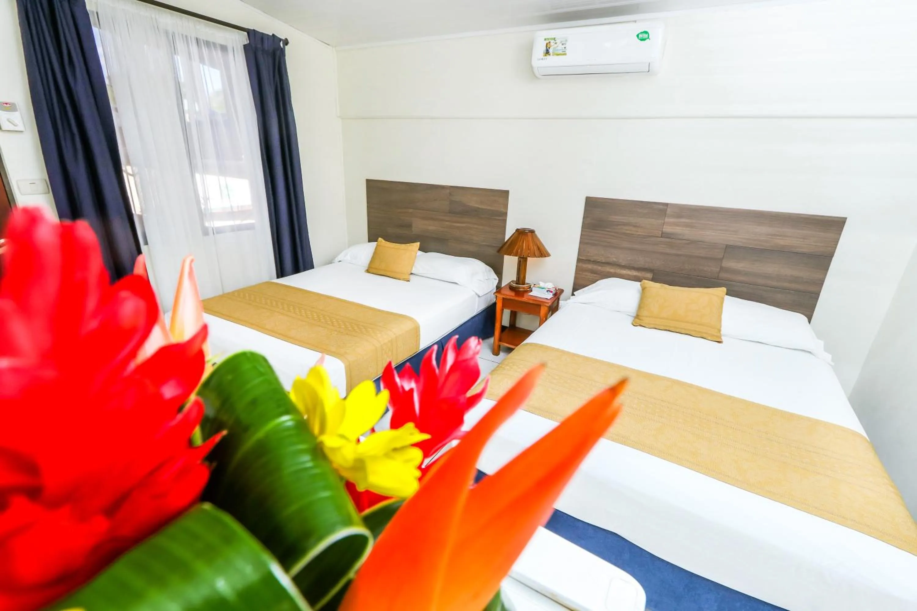 Bed in Hotel Flor Blanca