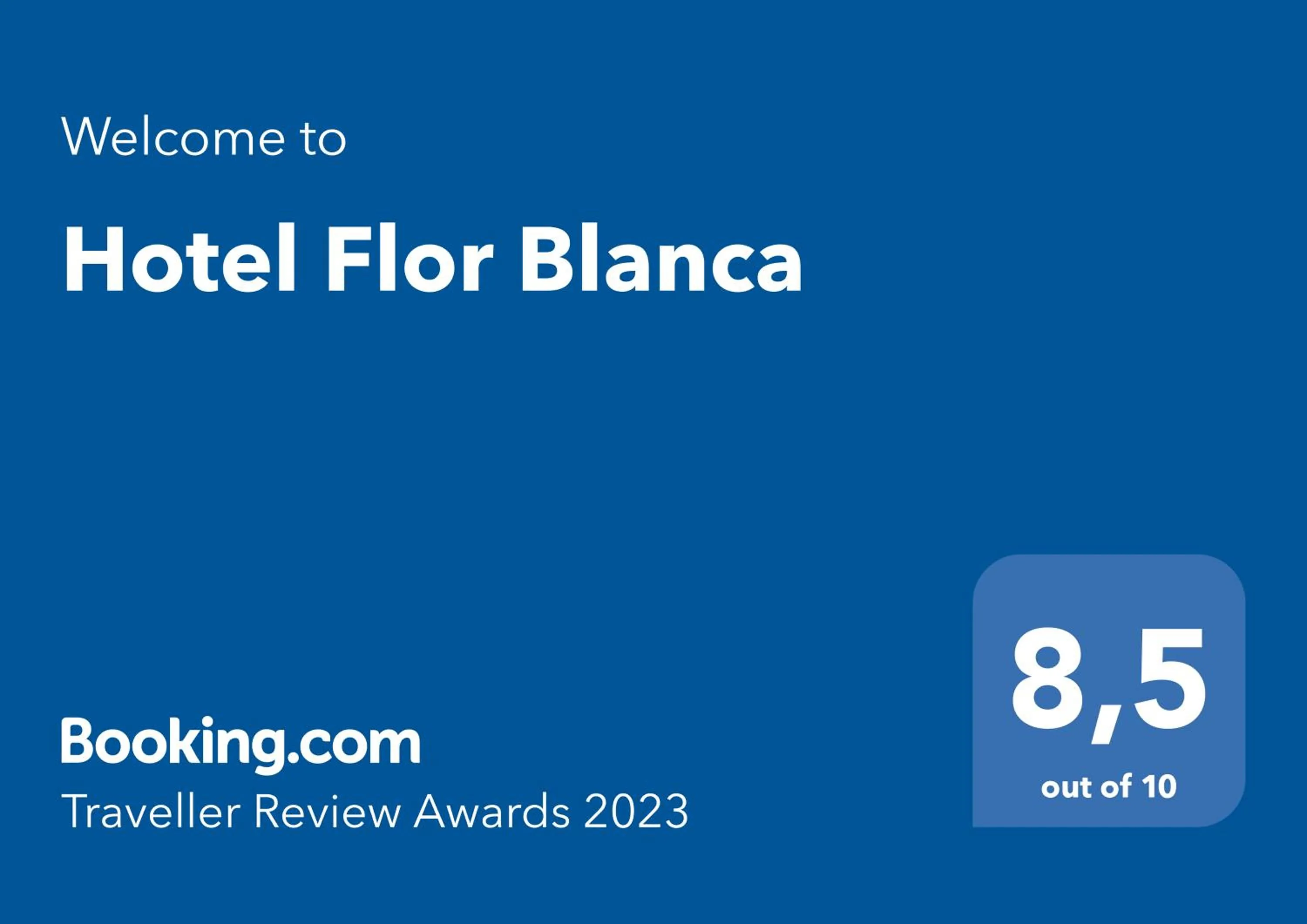 Logo/Certificate/Sign in Hotel Flor Blanca