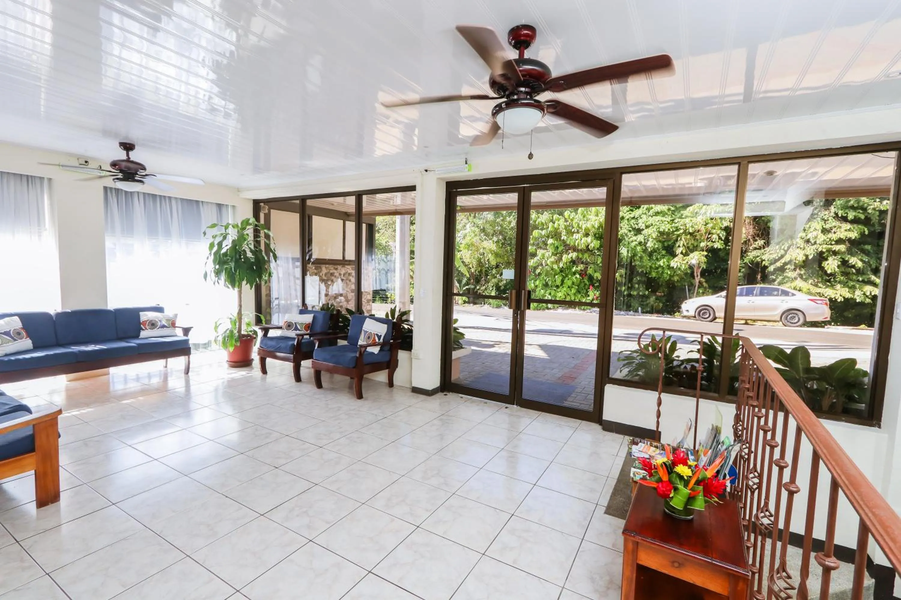 Lobby or reception in Hotel Flor Blanca