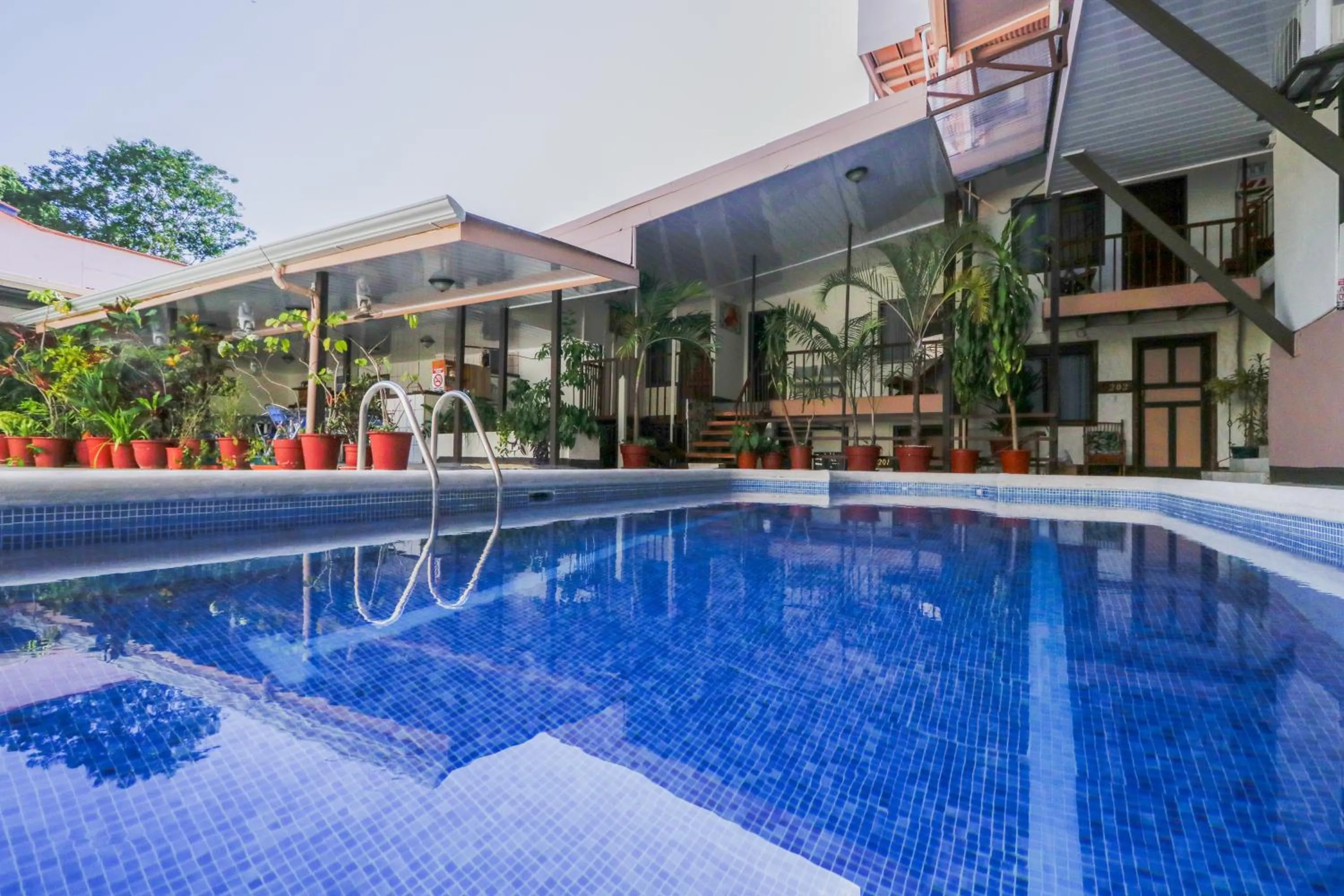 Swimming pool in Hotel Flor Blanca