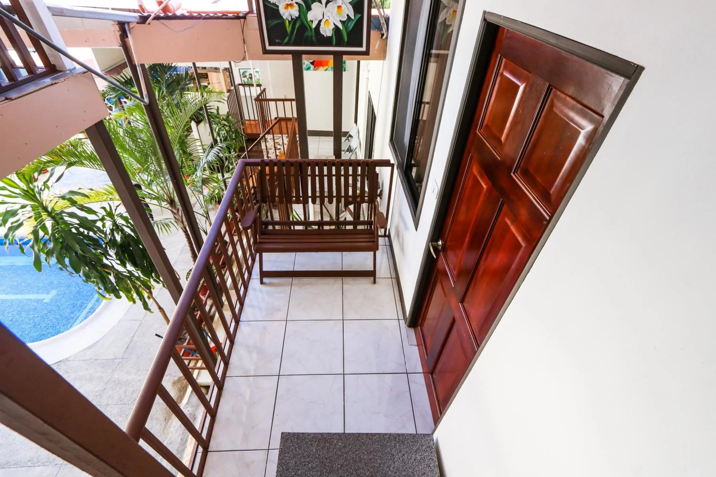 Balcony/Terrace in Hotel Flor Blanca