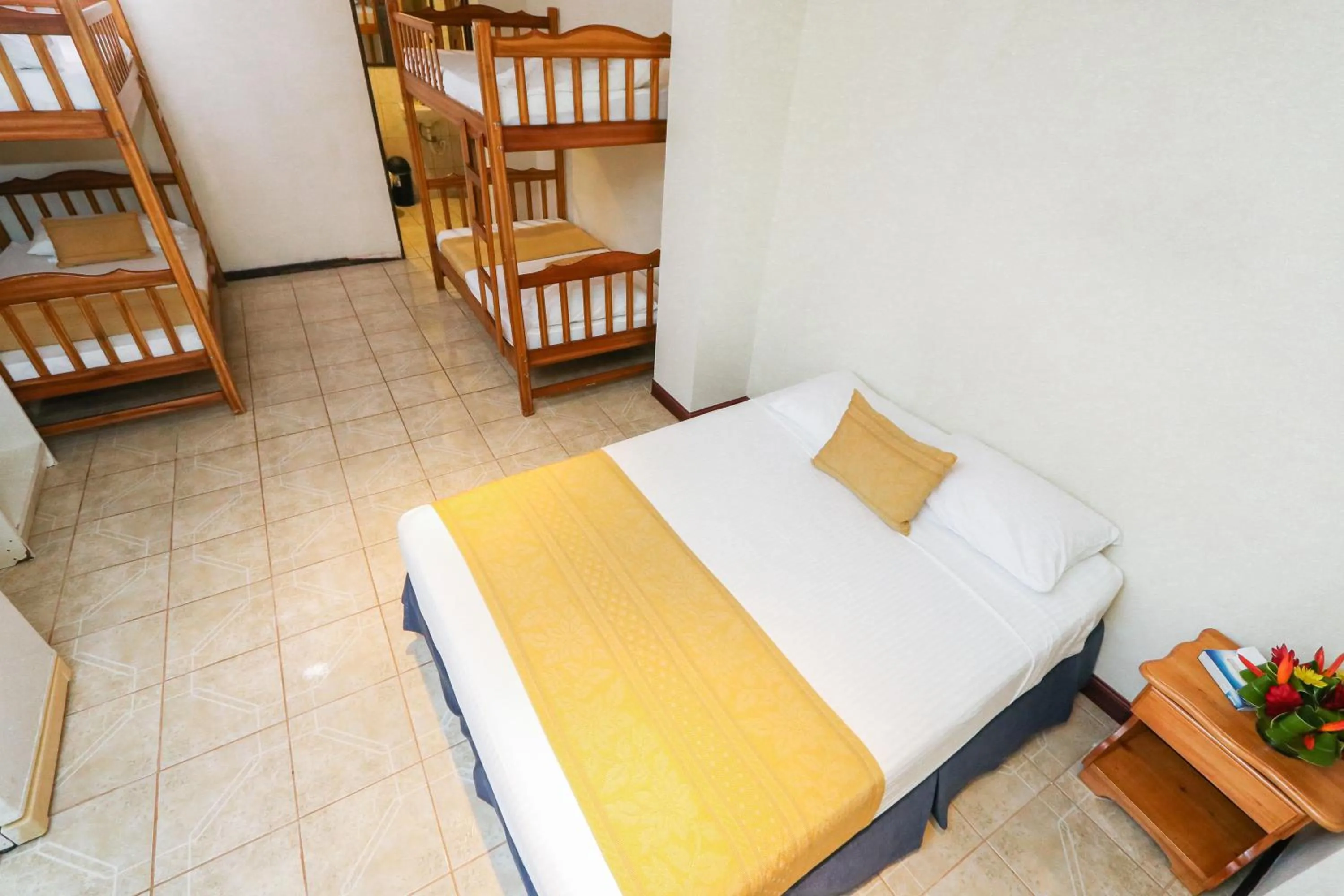 Bed in Hotel Flor Blanca