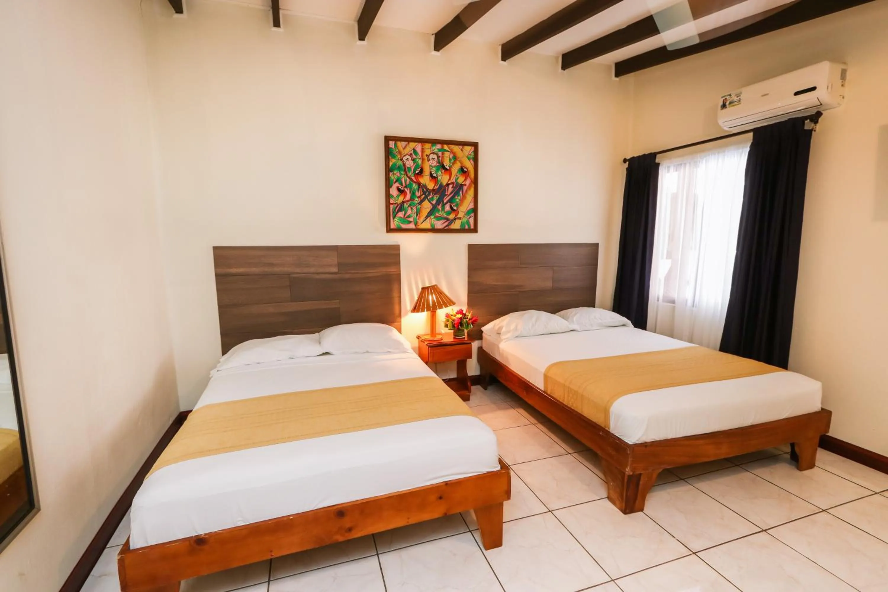 Bed in Hotel Flor Blanca