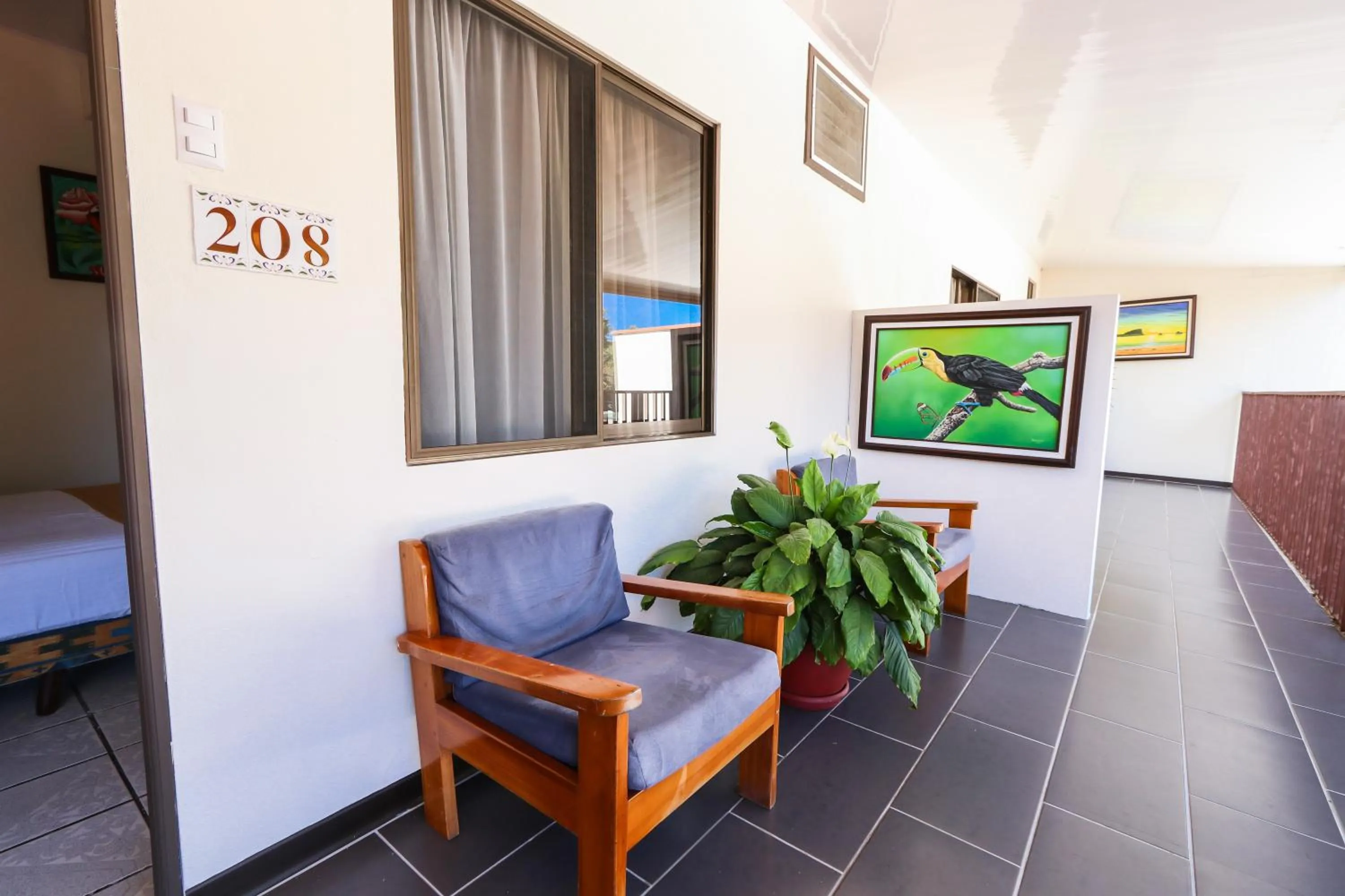 Balcony/Terrace in Hotel Flor Blanca