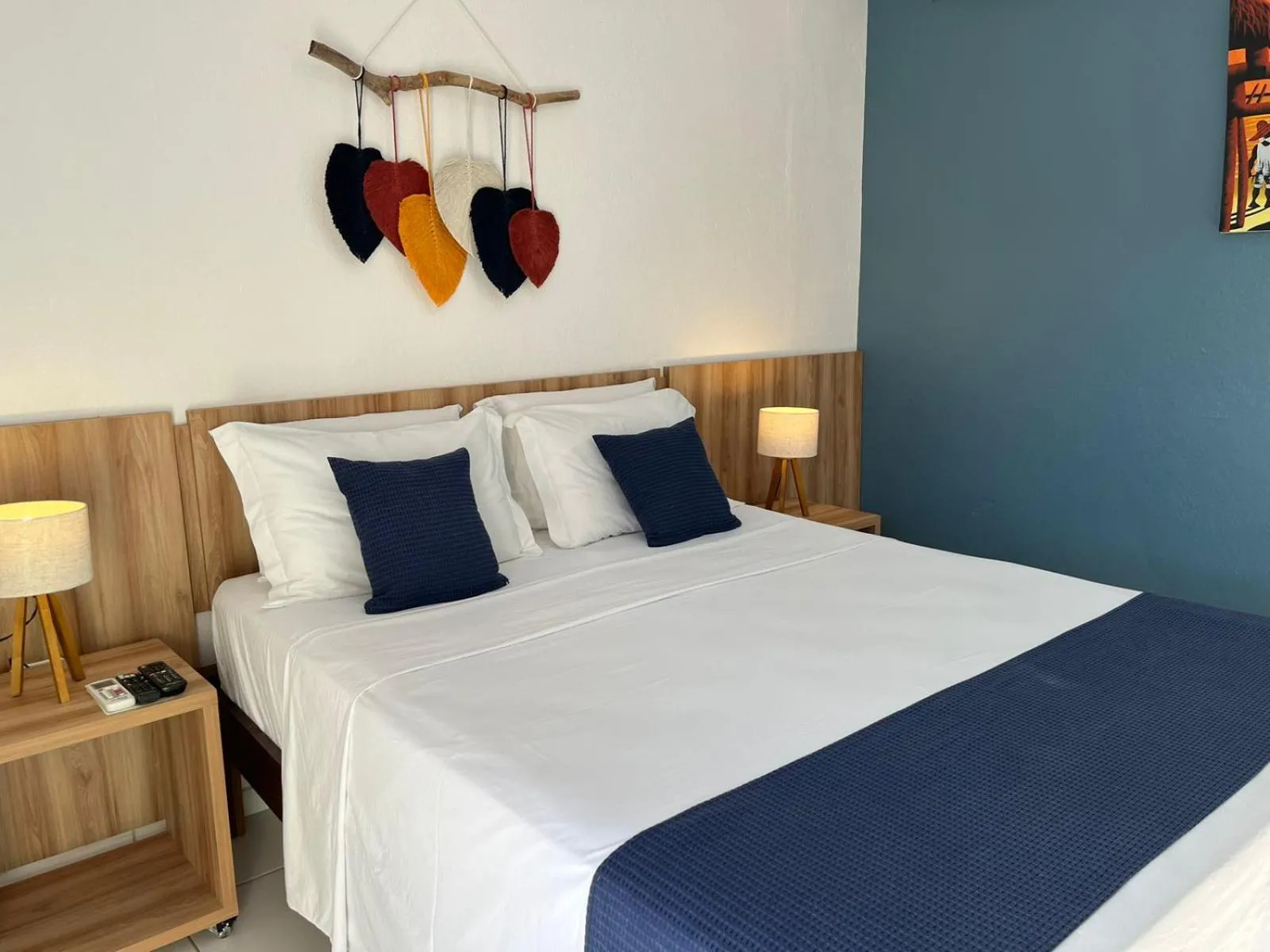 Bed in Pousada Maresia