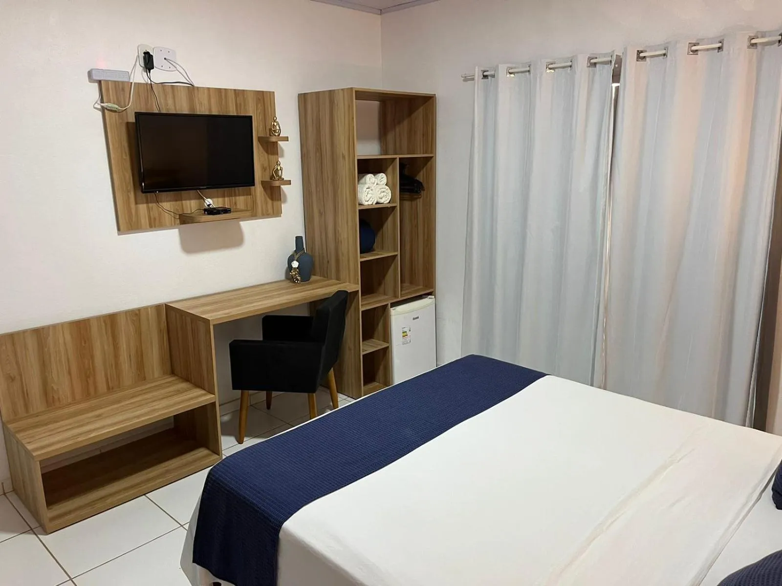 Bed in Pousada Maresia