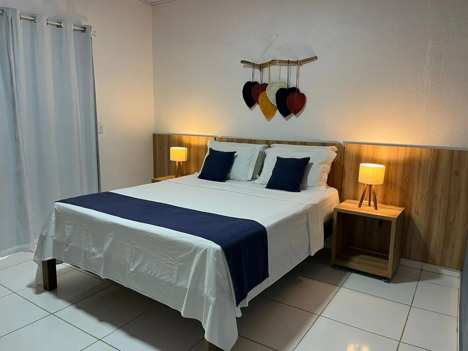 Bed in Pousada Maresia