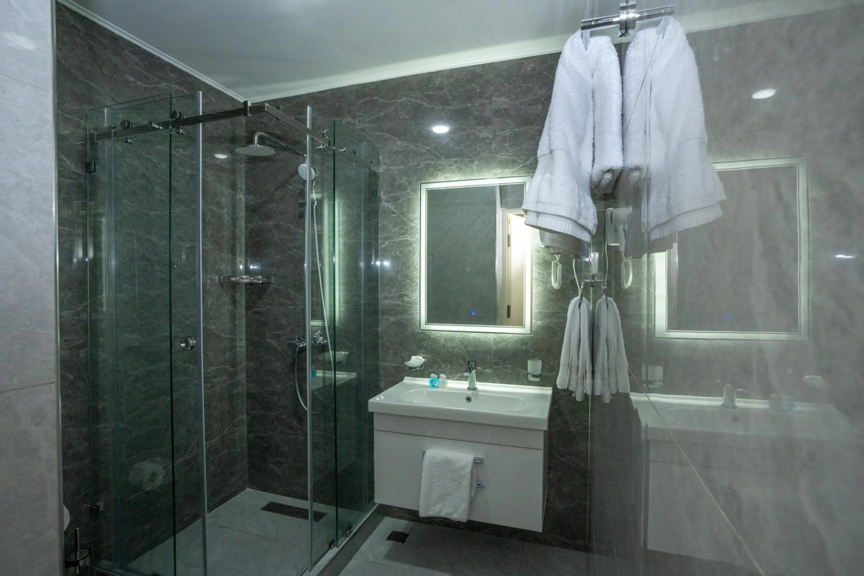 Shower in Garnet Mir Hotel