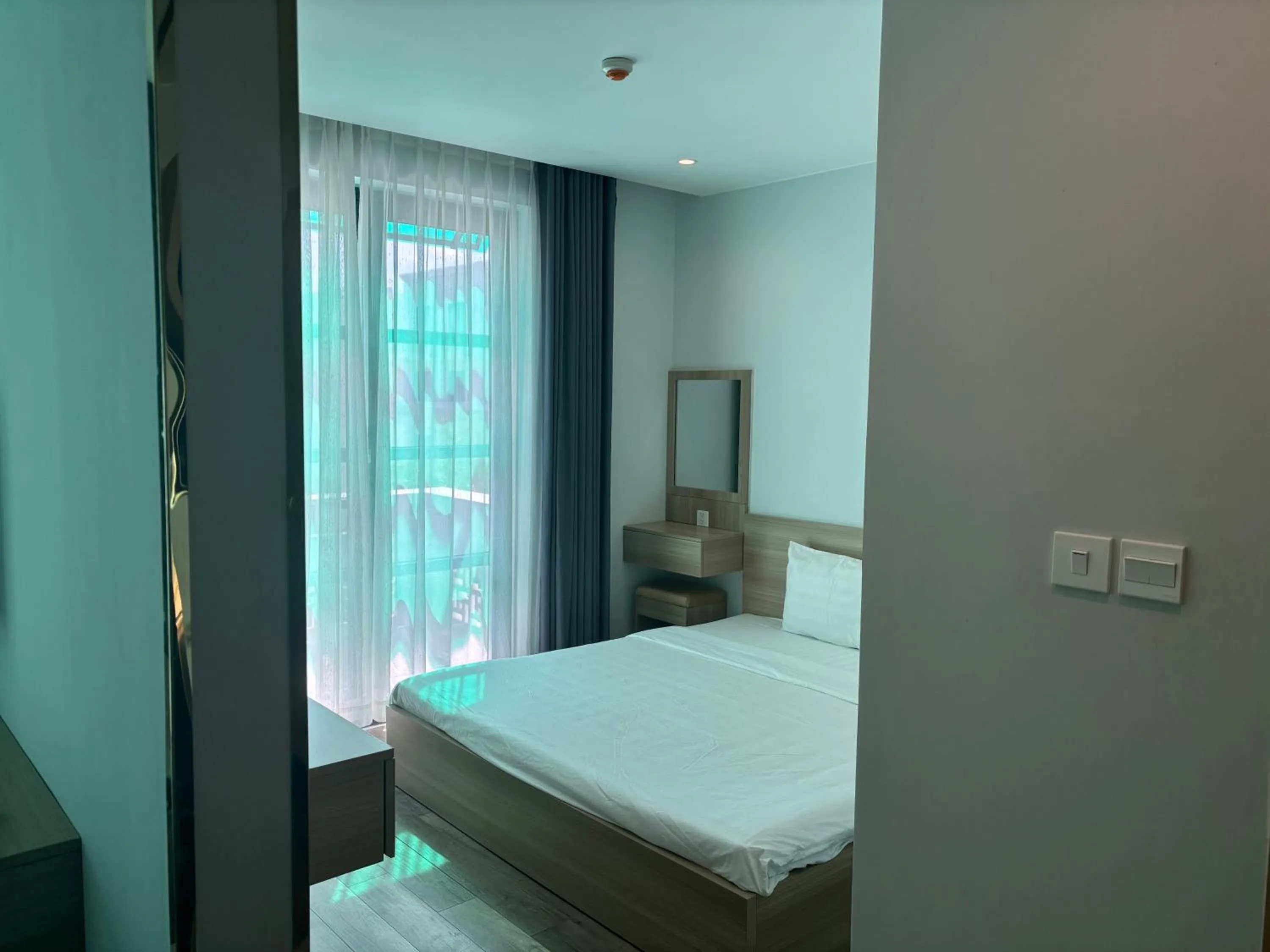 Bed in Green Inn Phu Quoc Hotel