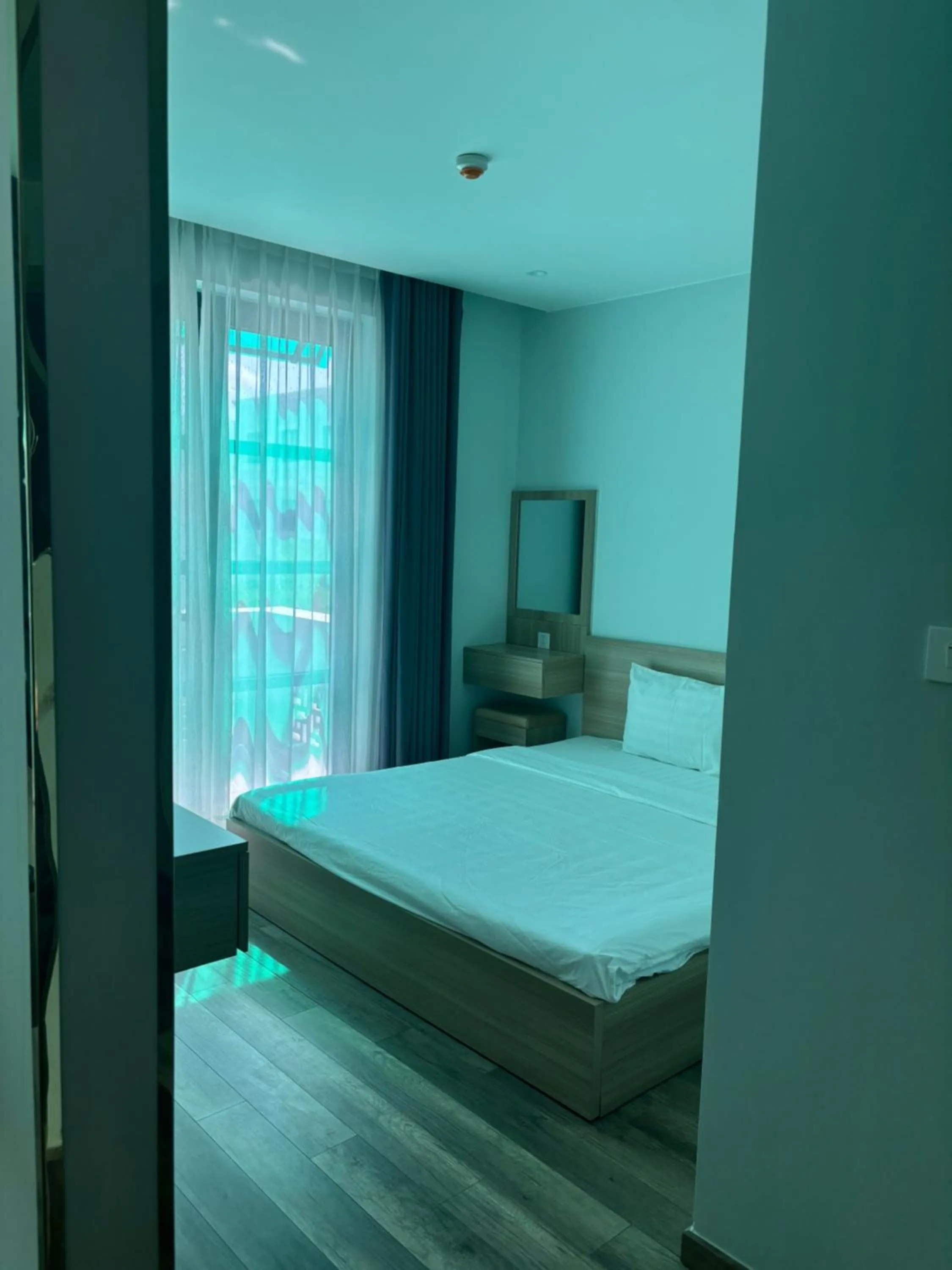 Bed in Green Inn Phu Quoc Hotel