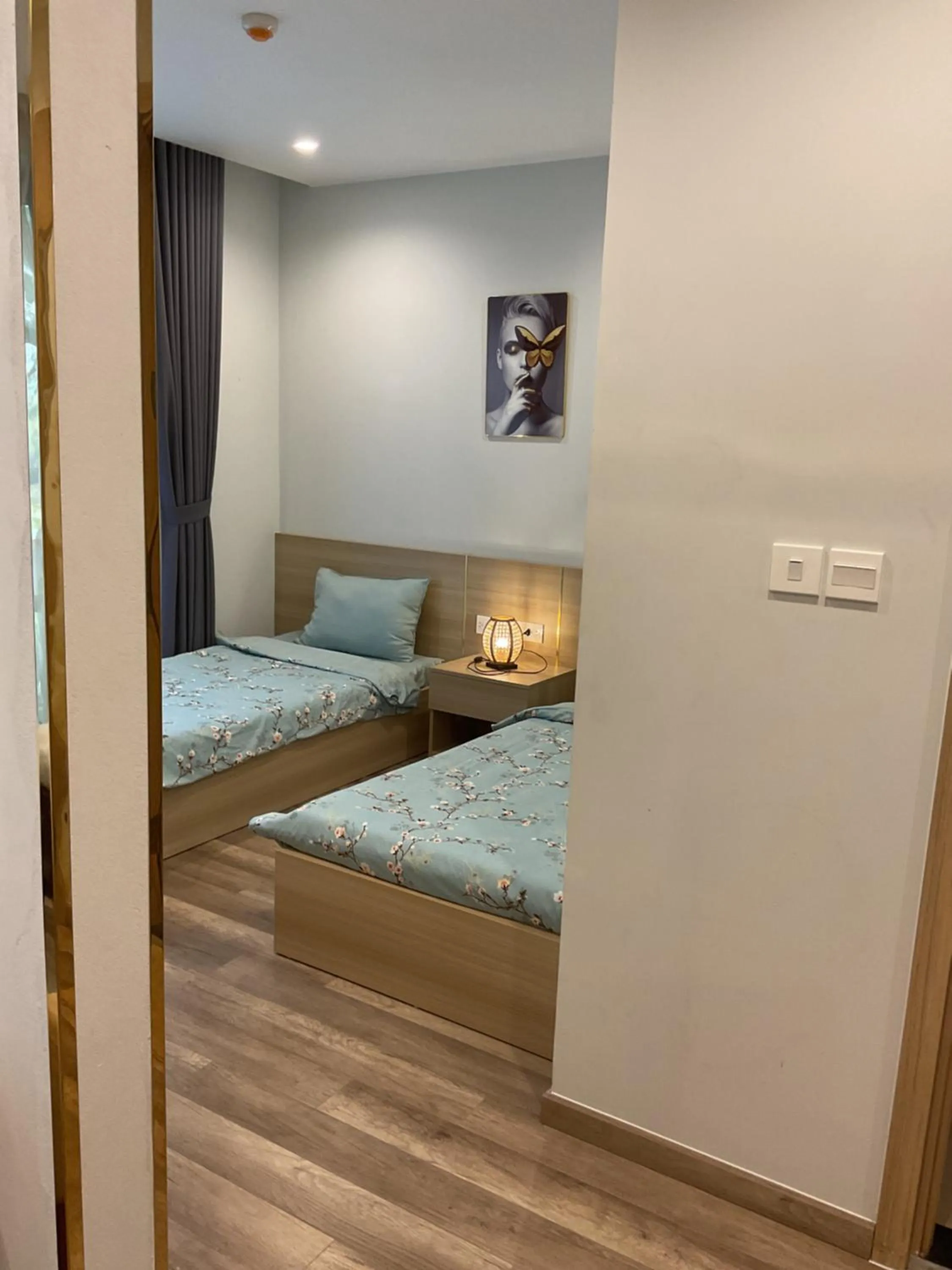 Bed in Green Inn Phu Quoc Hotel