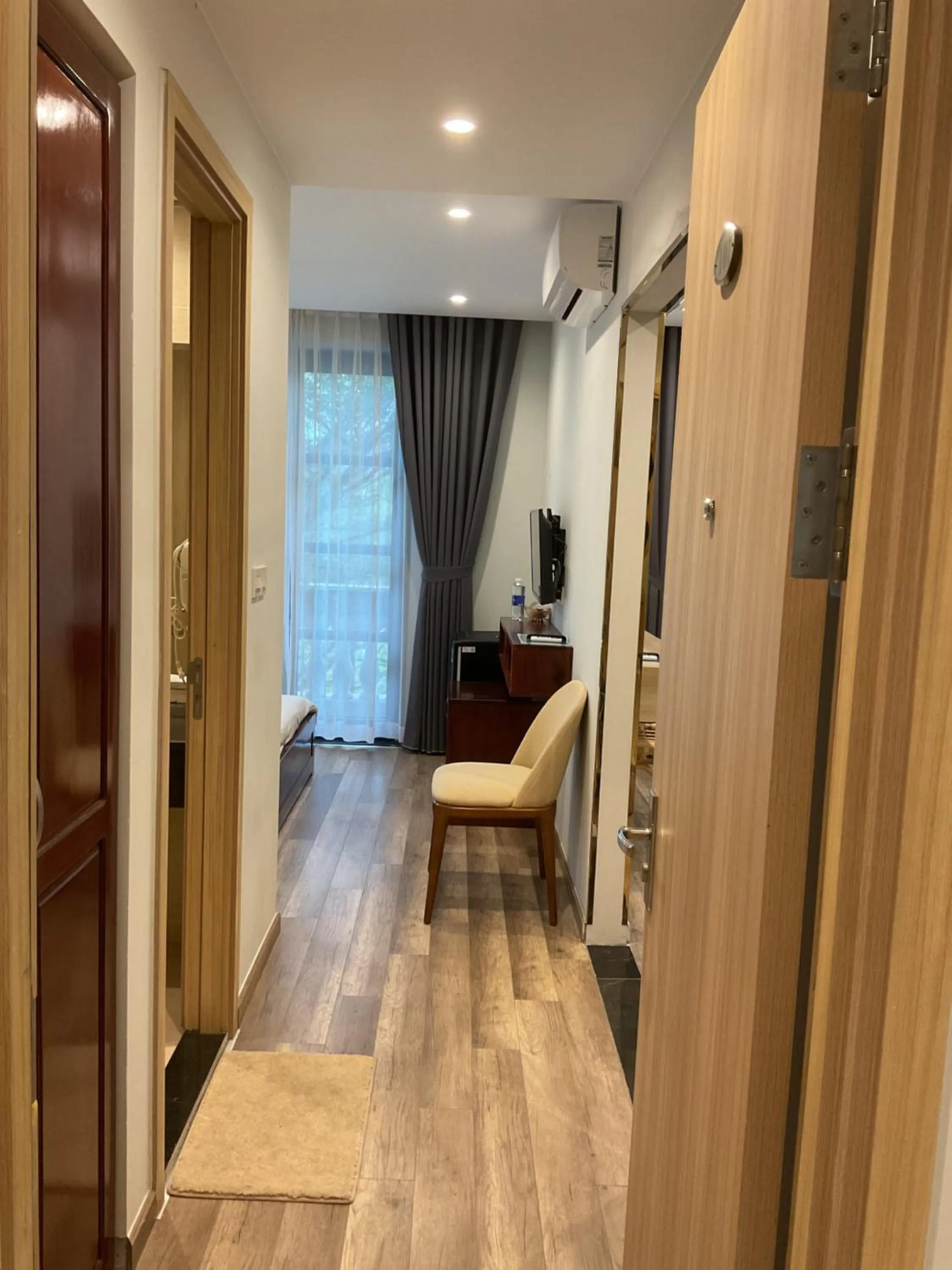 Bed in Green Inn Phu Quoc Hotel