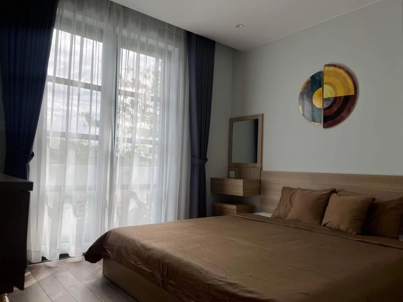 Bed in Green Inn Phu Quoc Hotel