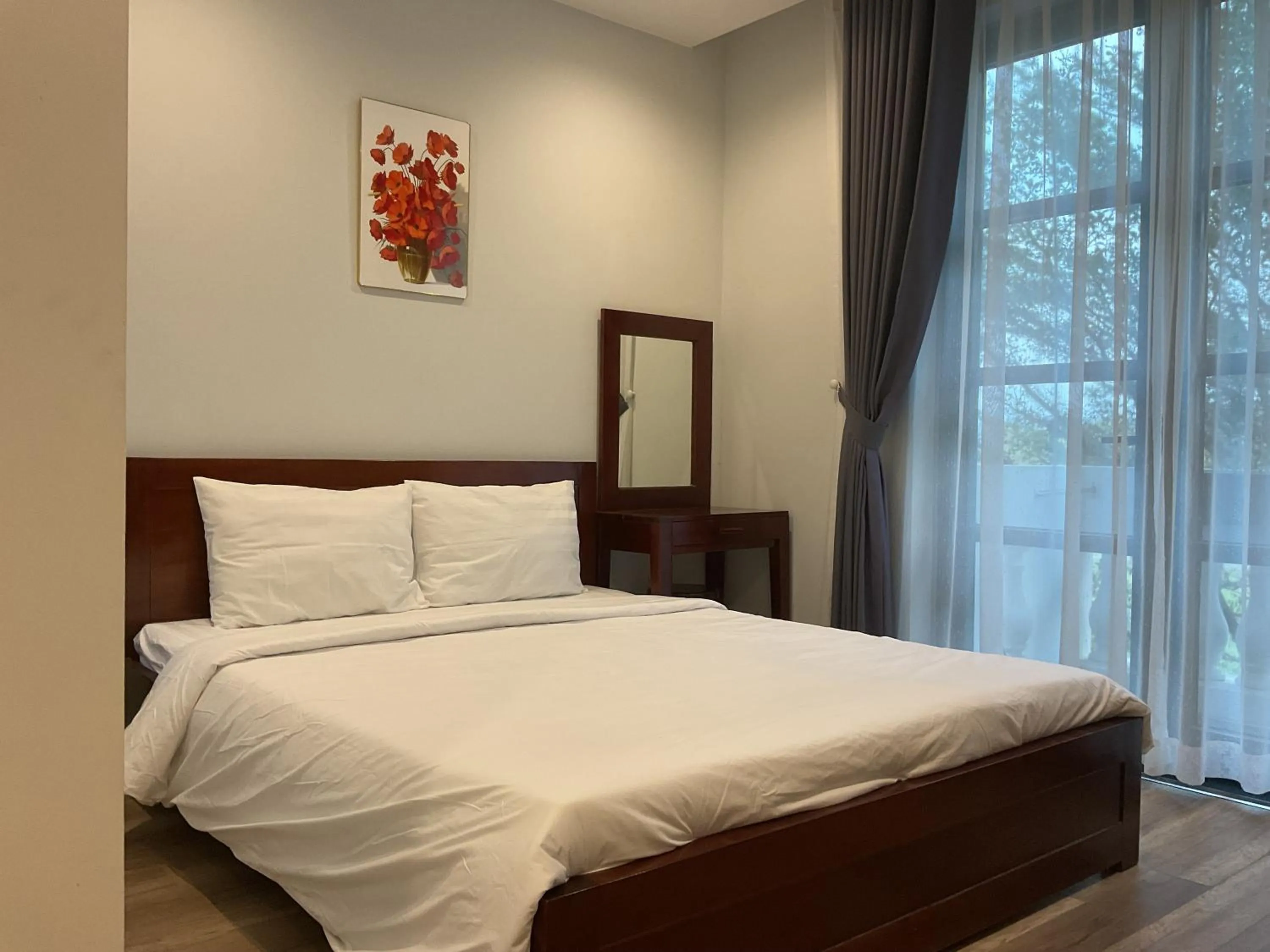 Bed in Green Inn Phu Quoc Hotel