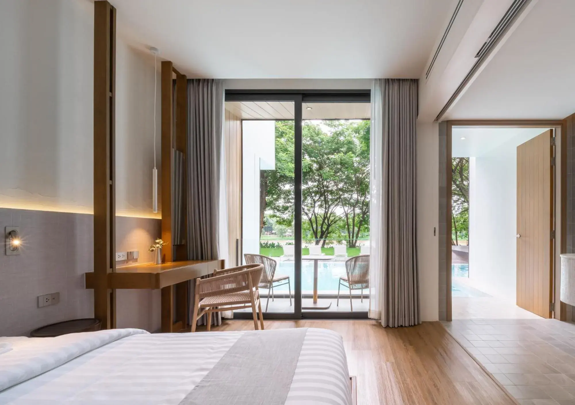 Deluxe Double Room with Pool Access in Riva Vista Riverfront Resort Chiang Rai Deluxe Double Room with Pool Access in Riva Vista Riverfront Resort Chiang Rai