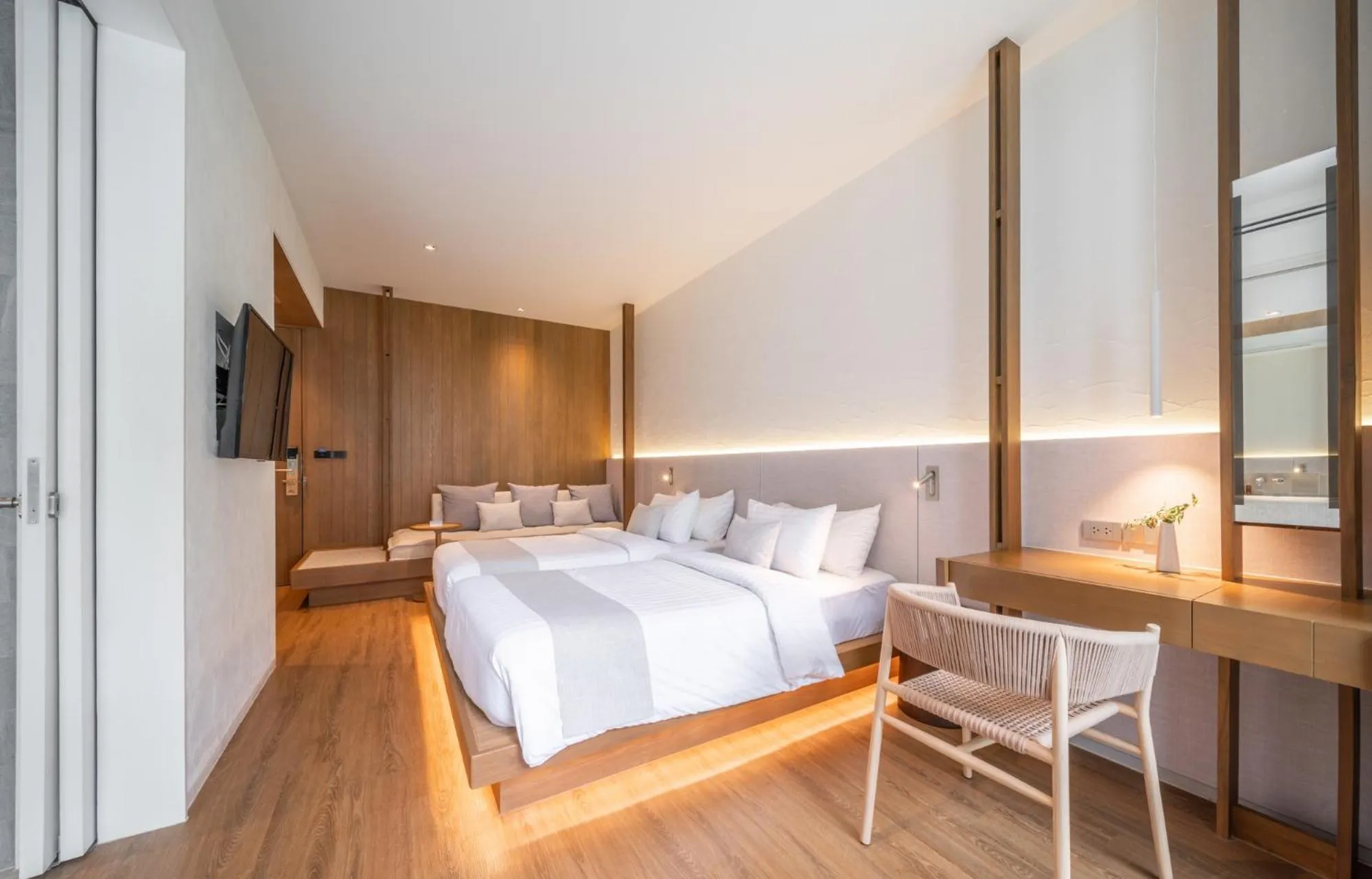 Bed in Riva Vista Riverfront Resort Chiang Rai