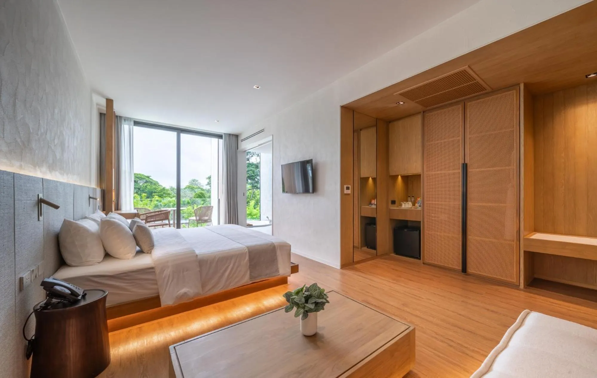 Bed in Riva Vista Riverfront Resort Chiang Rai