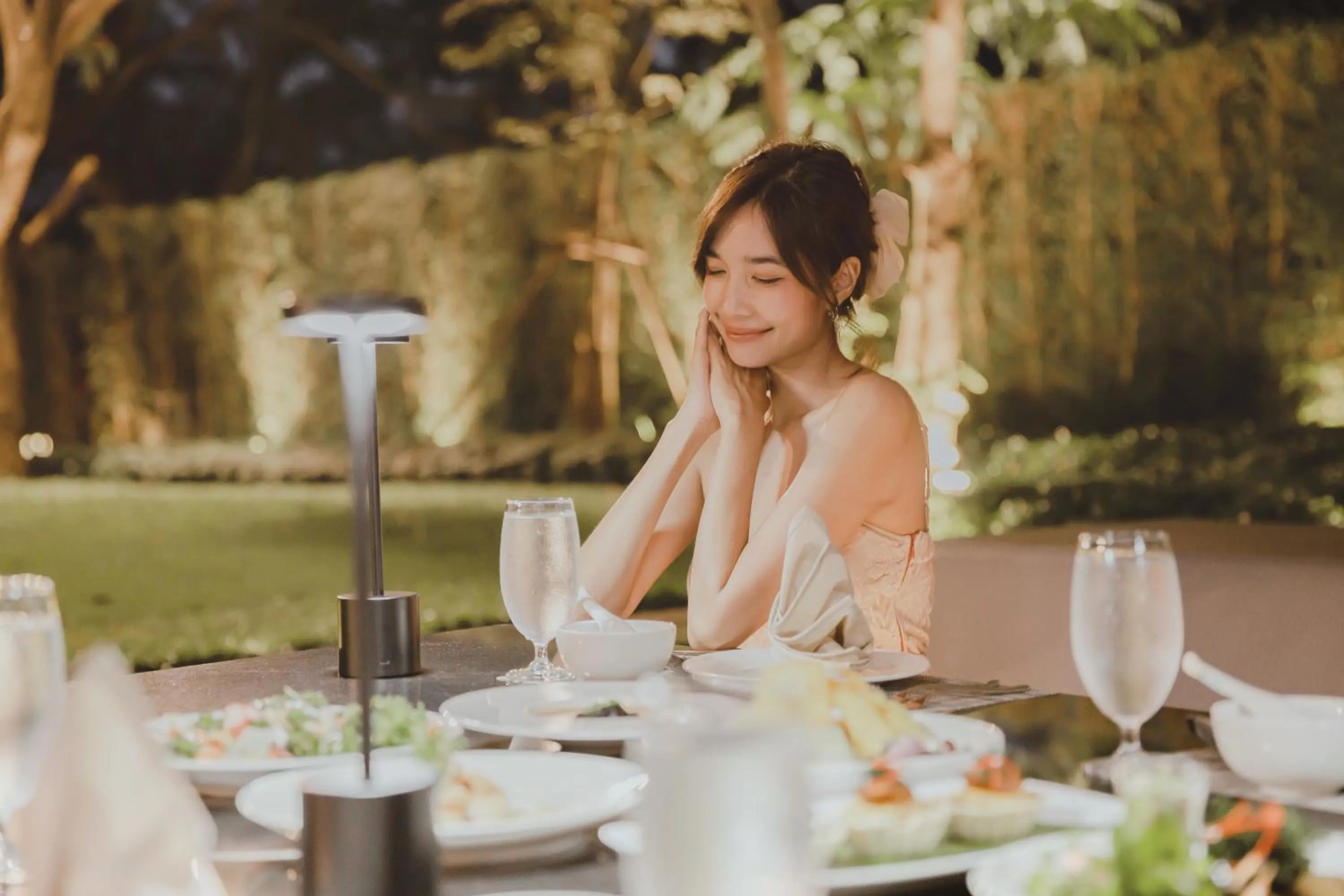 Dinner in Riva Vista Riverfront Resort Chiang Rai