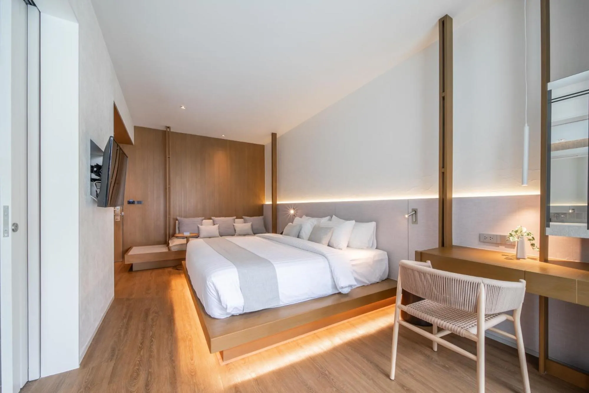 Bed in Riva Vista Riverfront Resort Chiang Rai