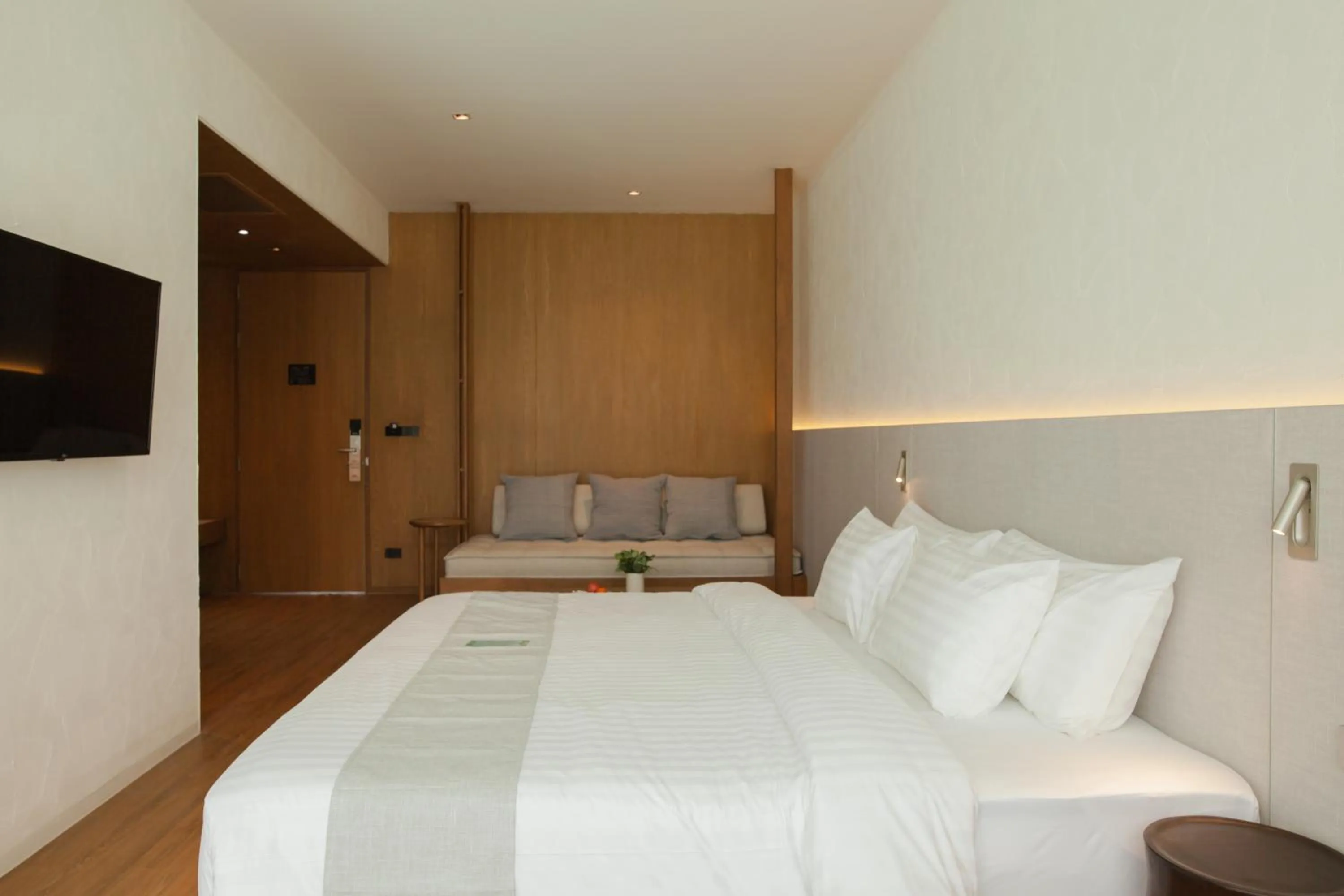 Bed in Riva Vista Riverfront Resort Chiang Rai