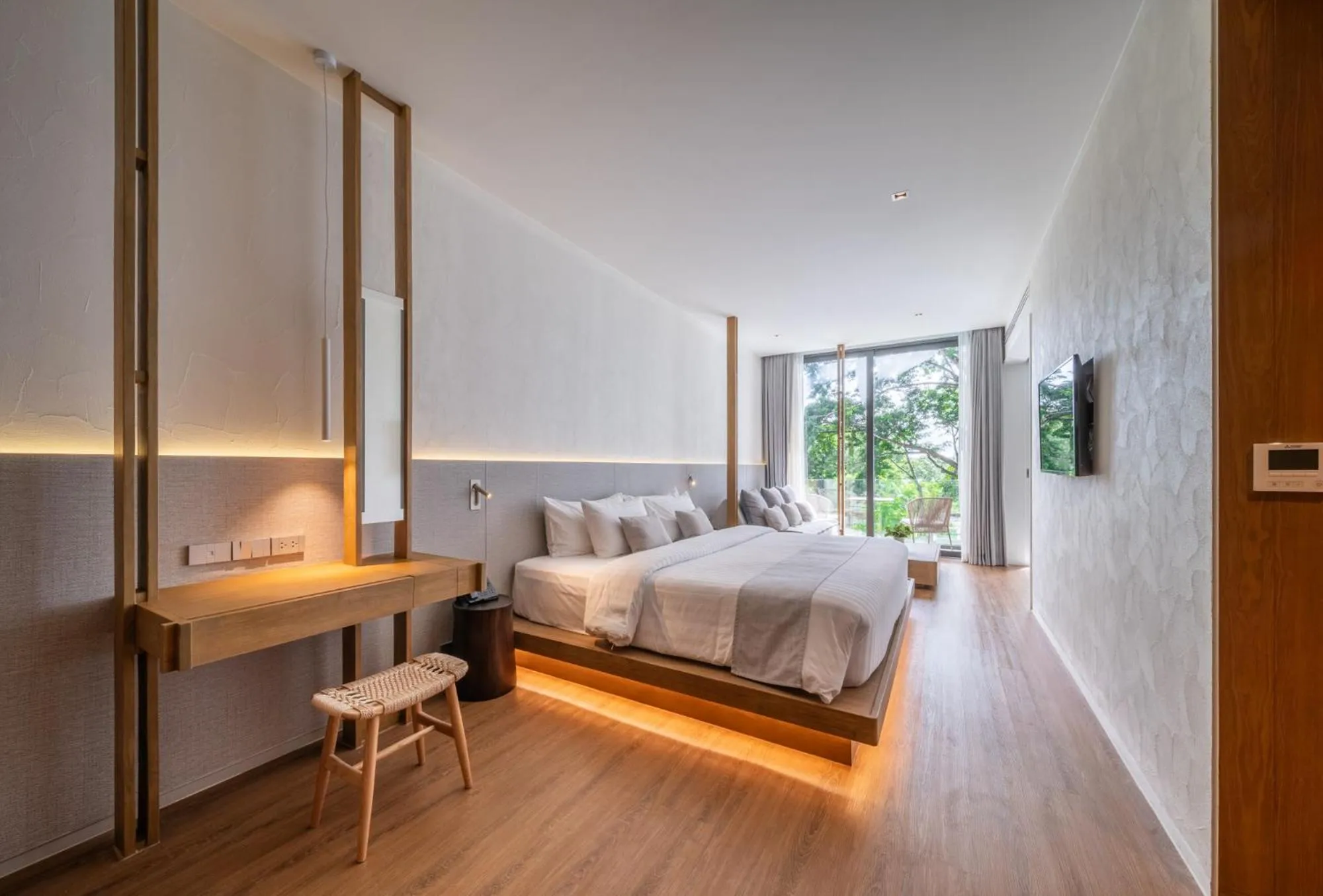 Bed in Riva Vista Riverfront Resort Chiang Rai