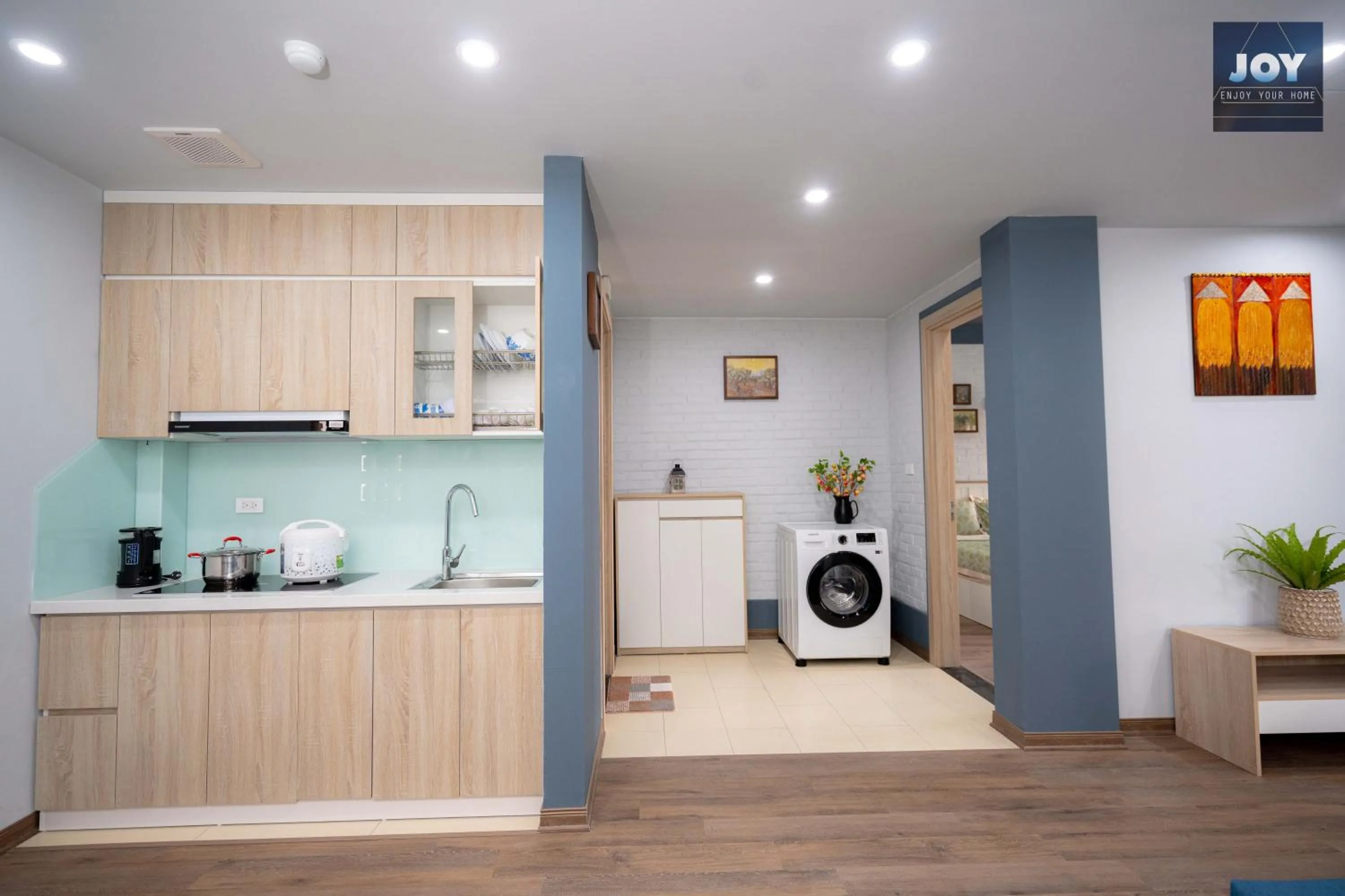 Kitchen or kitchenette in JOY APARTMENT TAY HO