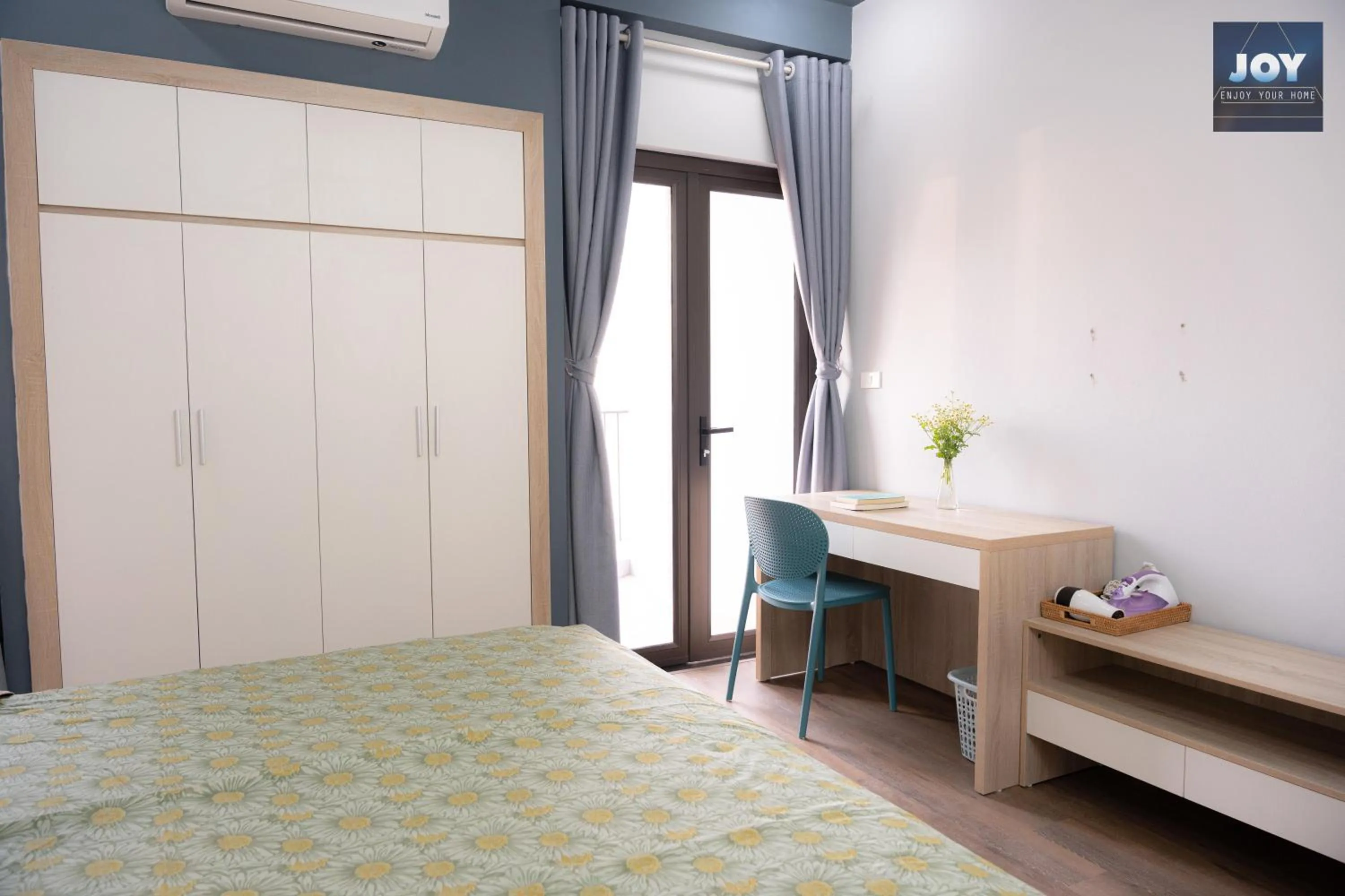 wardrobe, Bed in JOY APARTMENT TAY HO