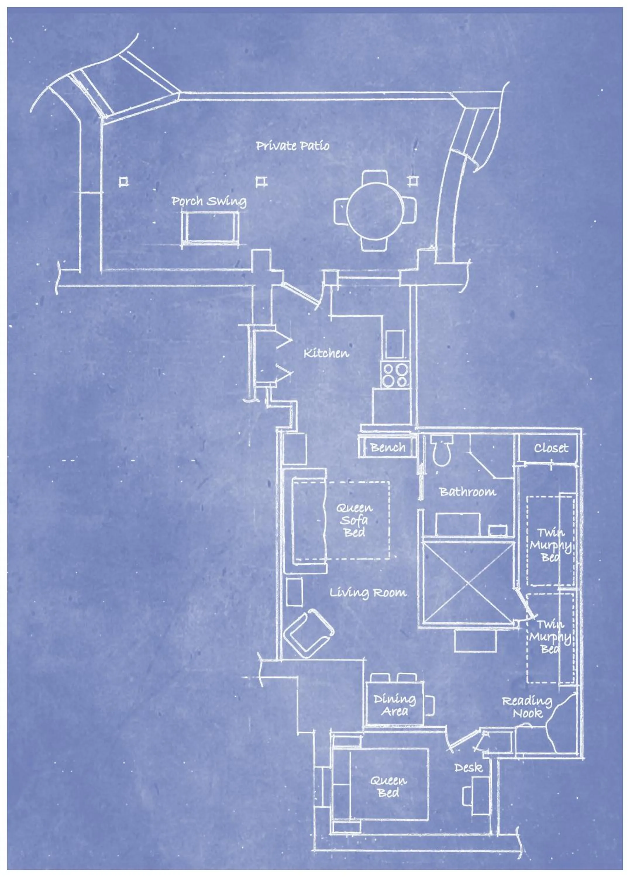 Floor plan in Alpen Way Chalet Mountain Lodge