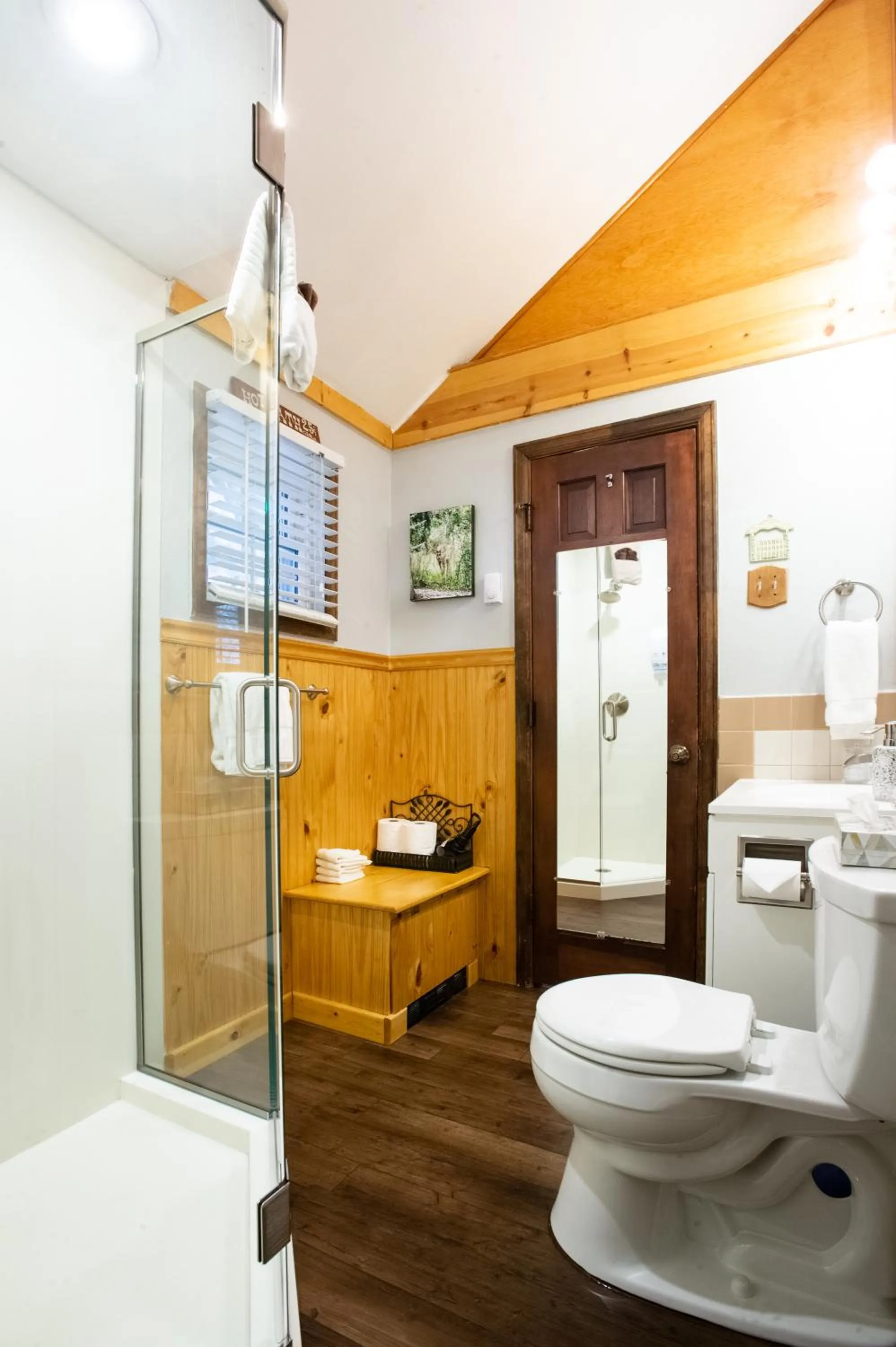 Bathroom in Alpen Way Chalet Mountain Lodge