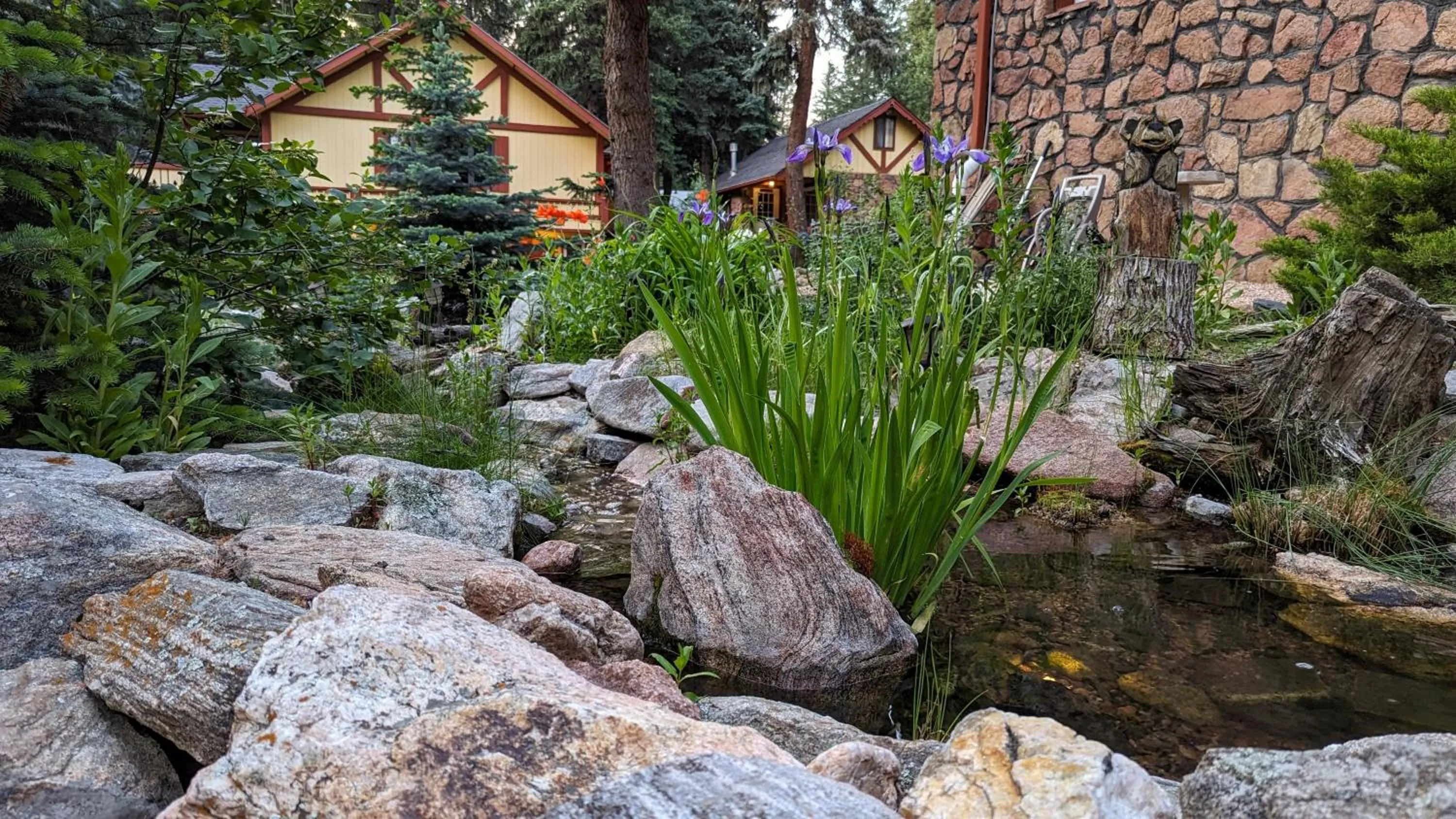 Garden in Alpen Way Chalet Mountain Lodge