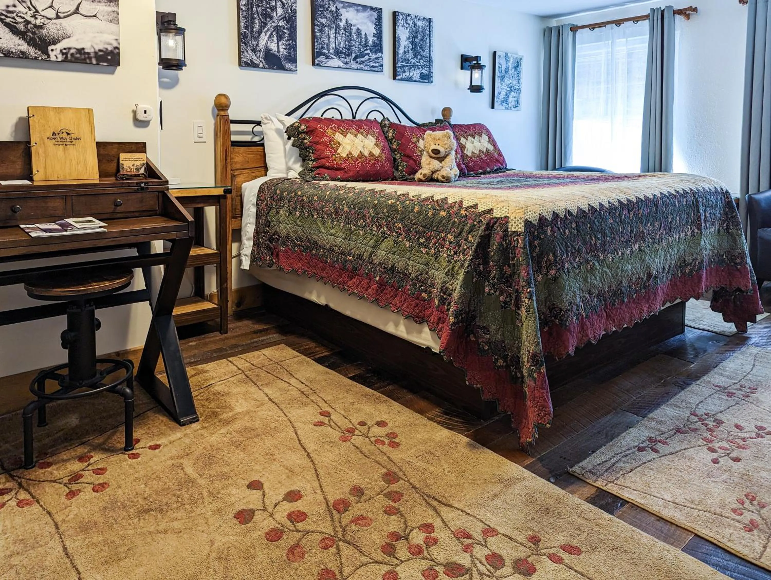 Bed in Alpen Way Chalet Mountain Lodge