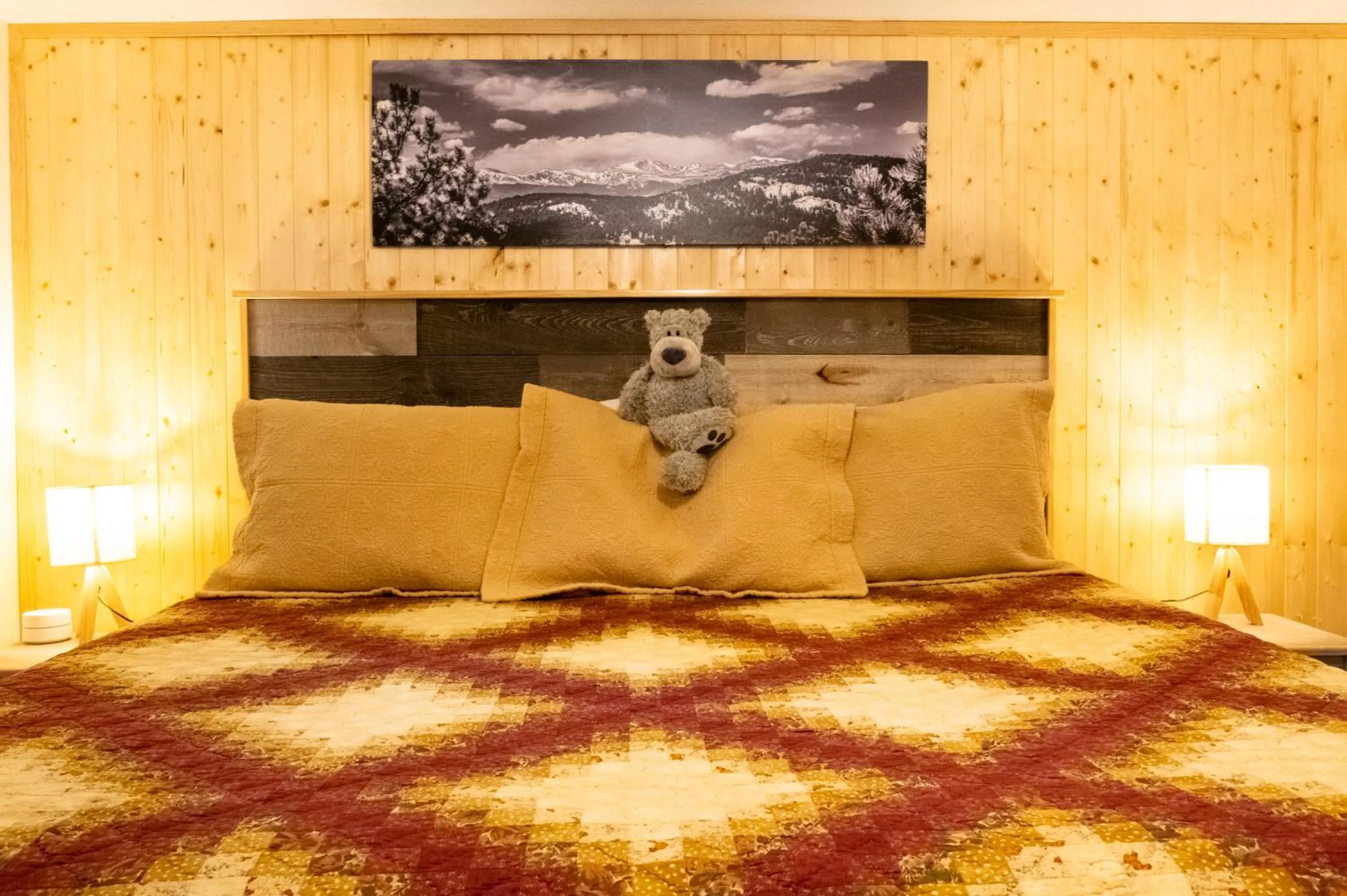 Bed in Alpen Way Chalet Mountain Lodge