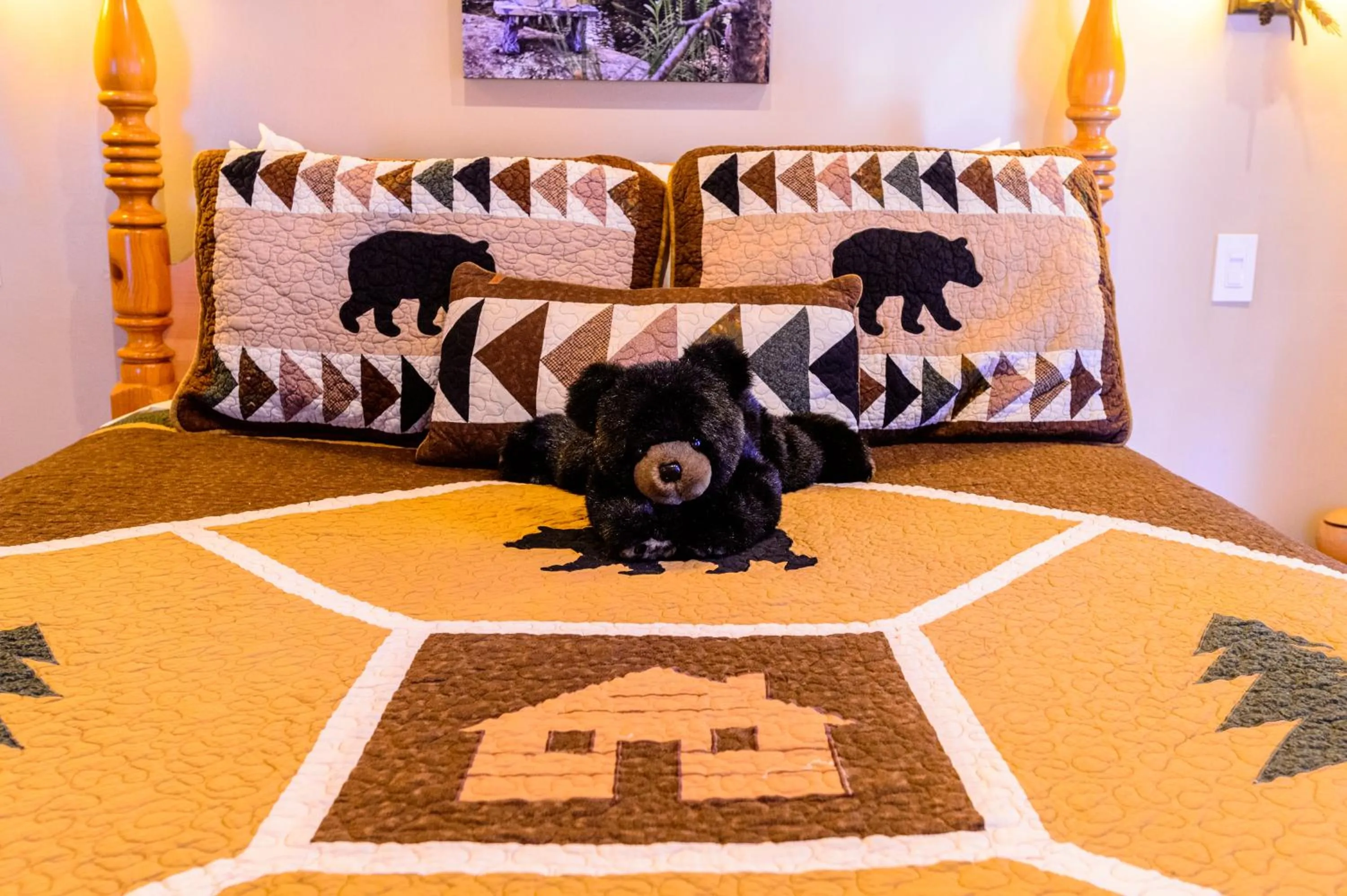 Bed in Alpen Way Chalet Mountain Lodge