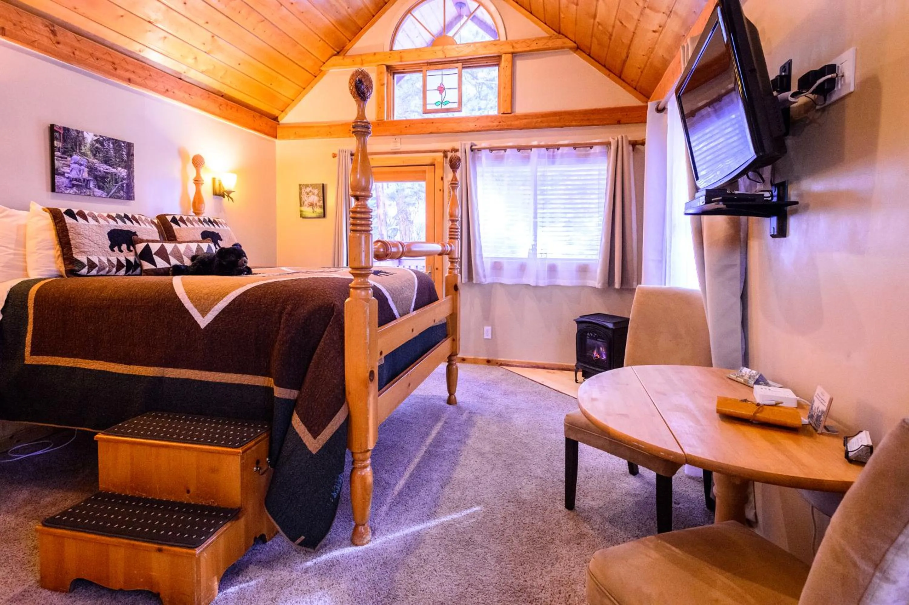 Bed in Alpen Way Chalet Mountain Lodge