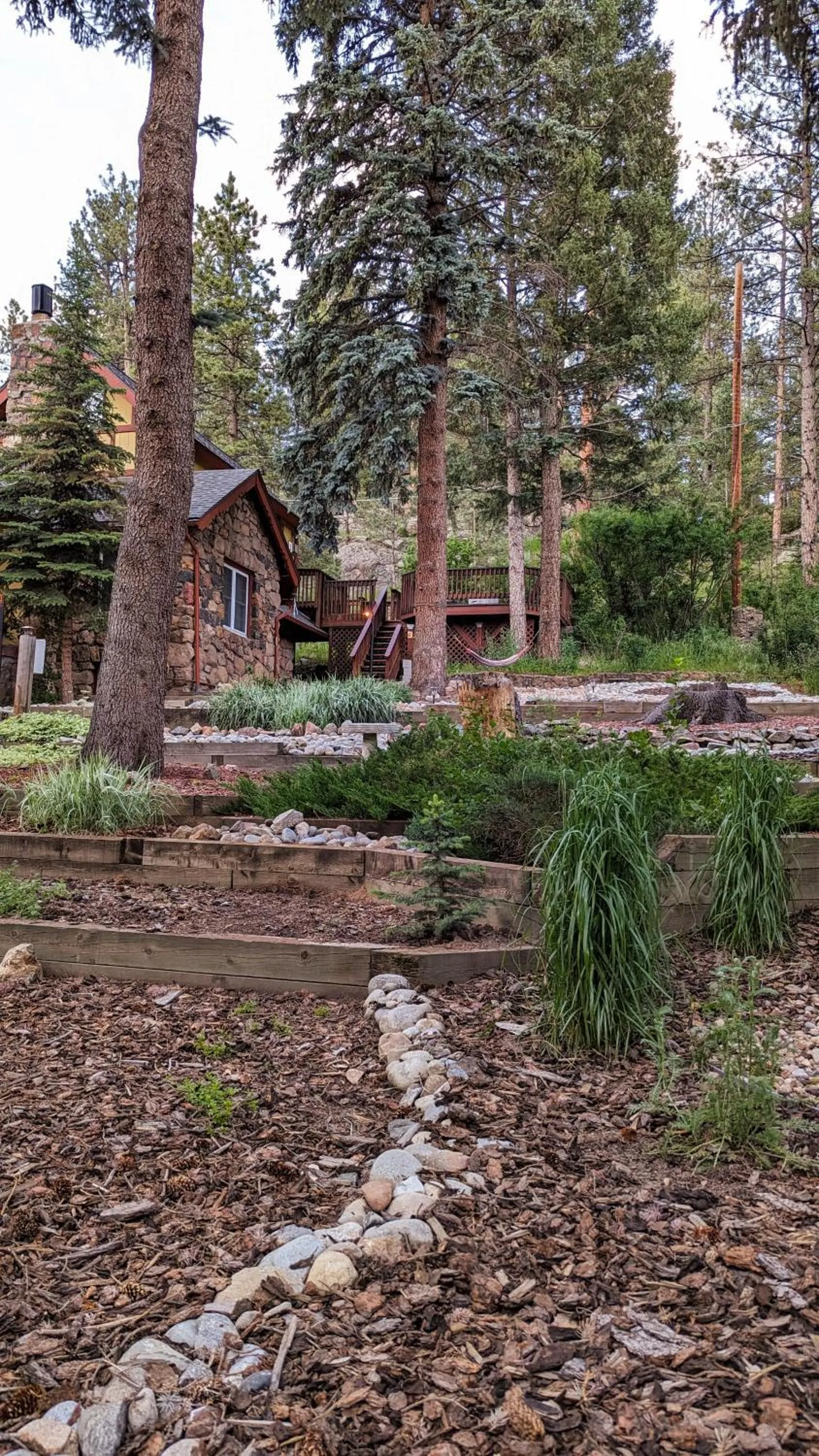 Garden in Alpen Way Chalet Mountain Lodge