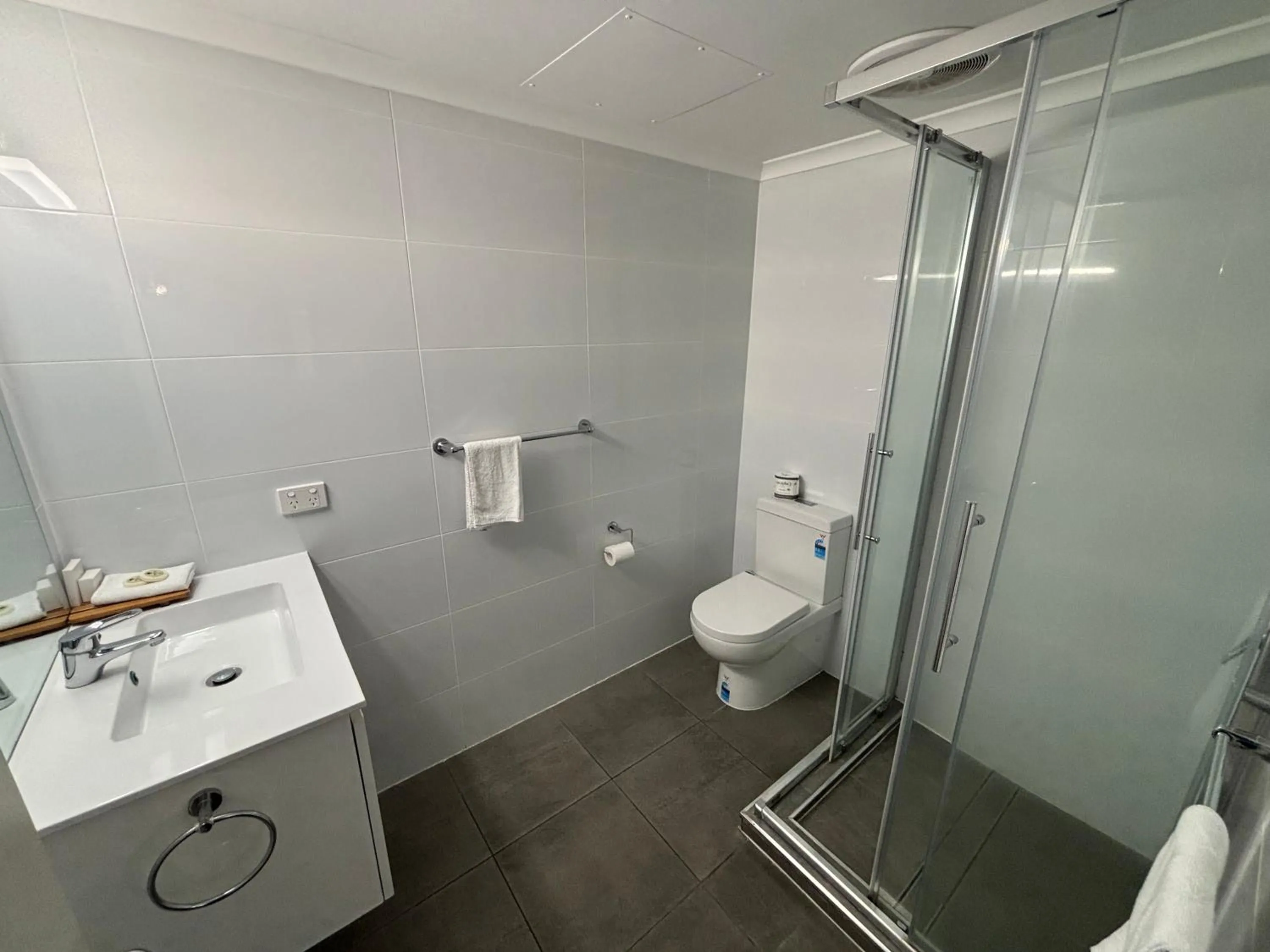 Toilet in Shakespeare Motel