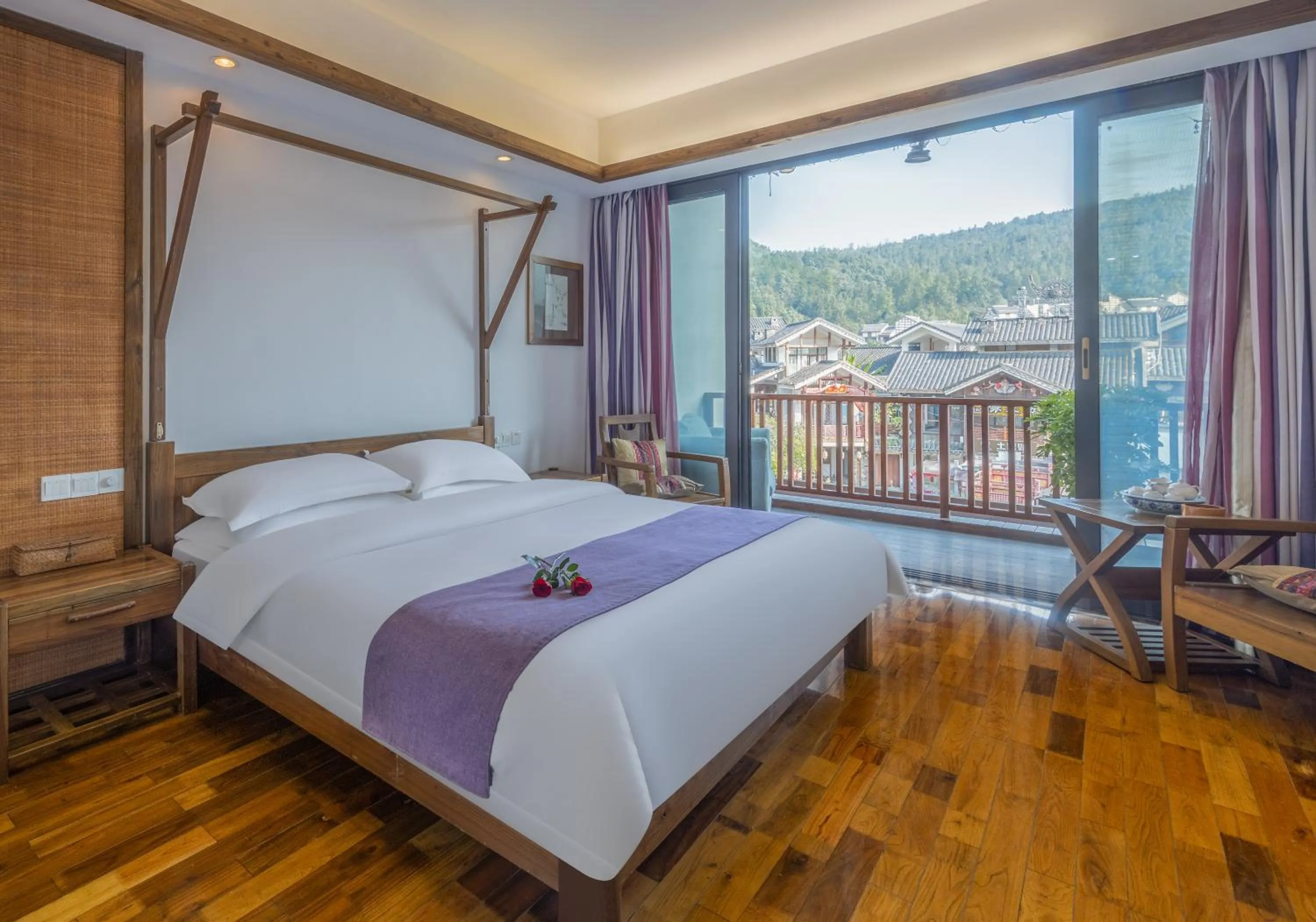 Bed in SecGarden Boutique Hotel