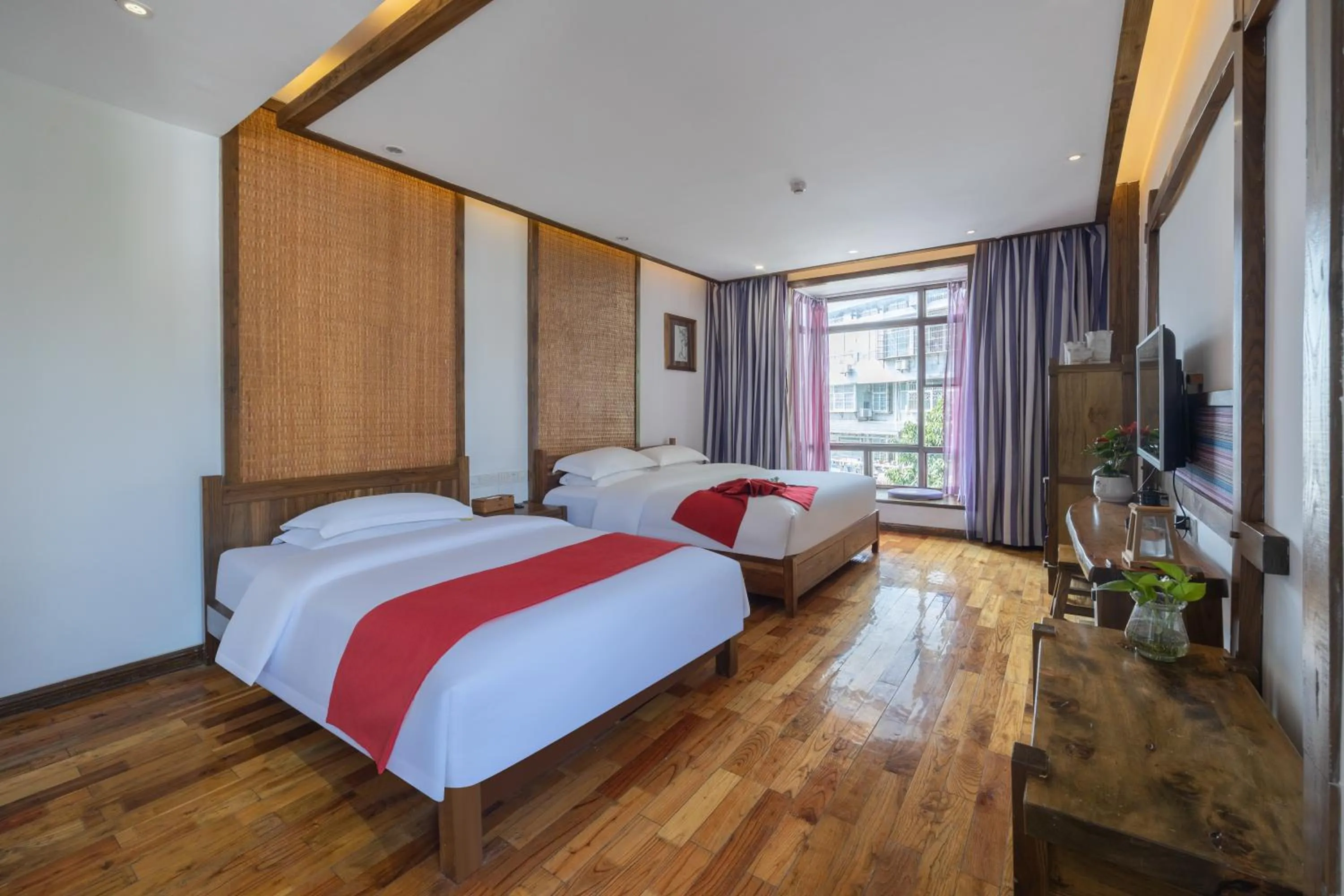 Bed in SecGarden Boutique Hotel