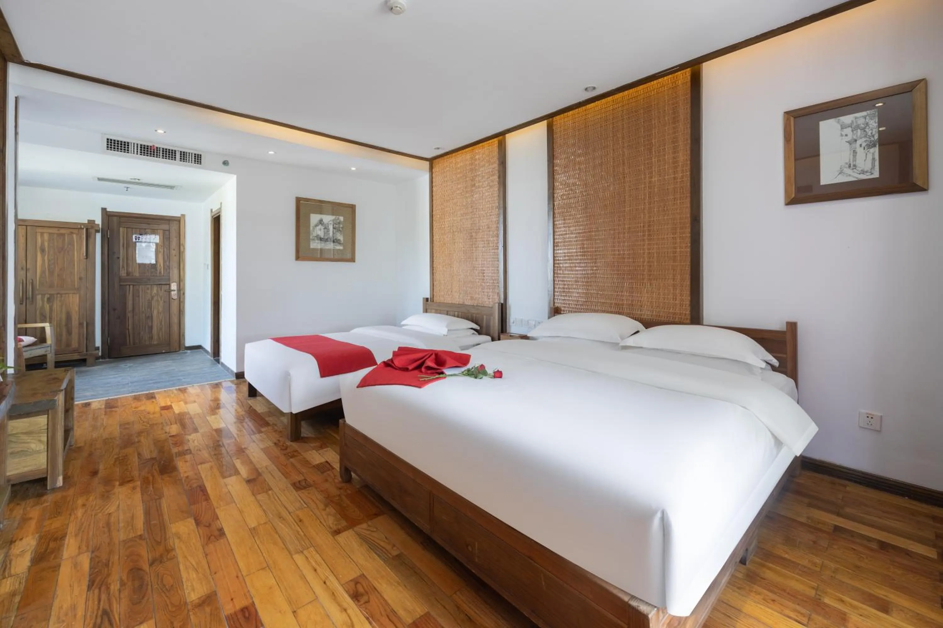 Bed in SecGarden Boutique Hotel