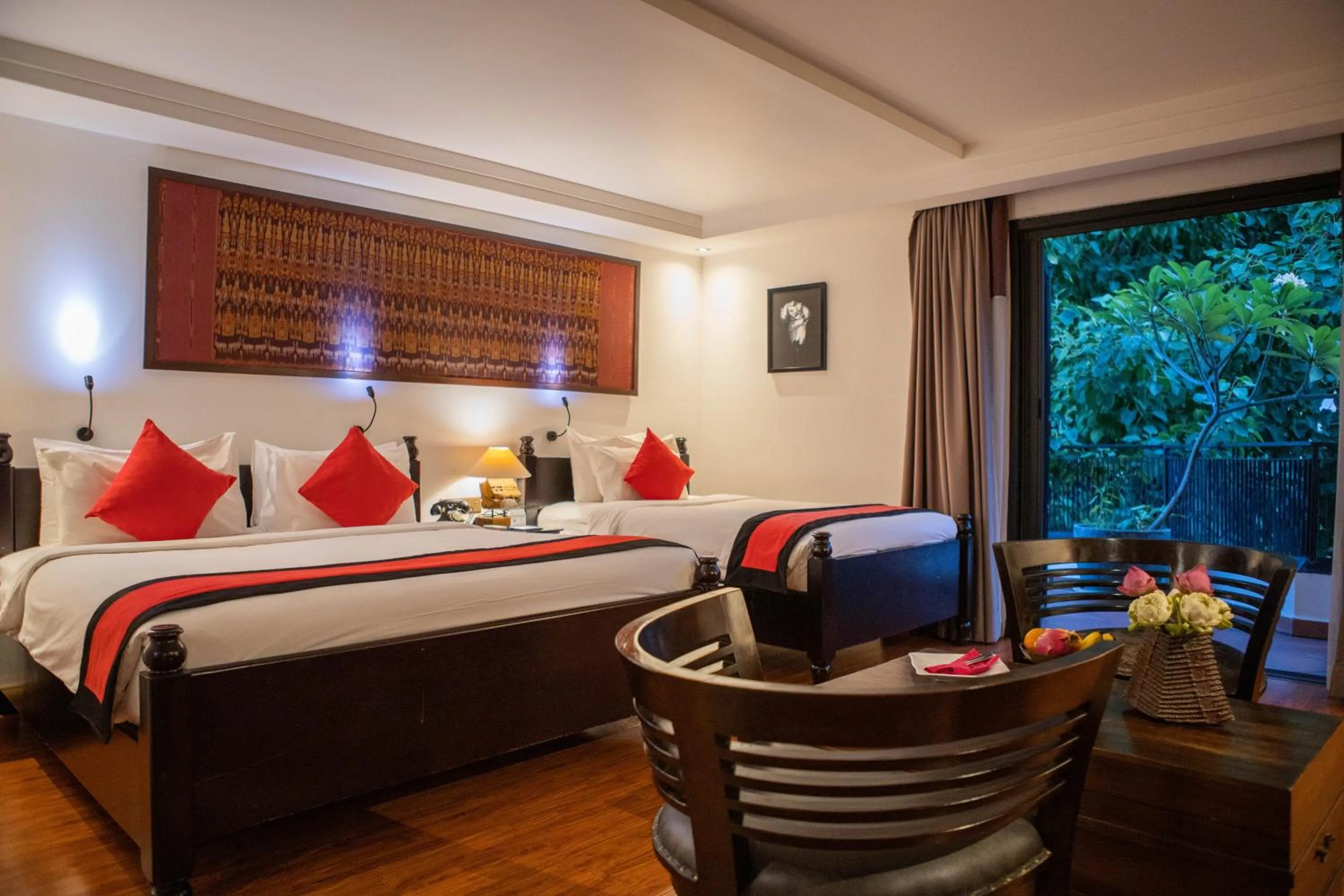 Bed in La Rose Suites