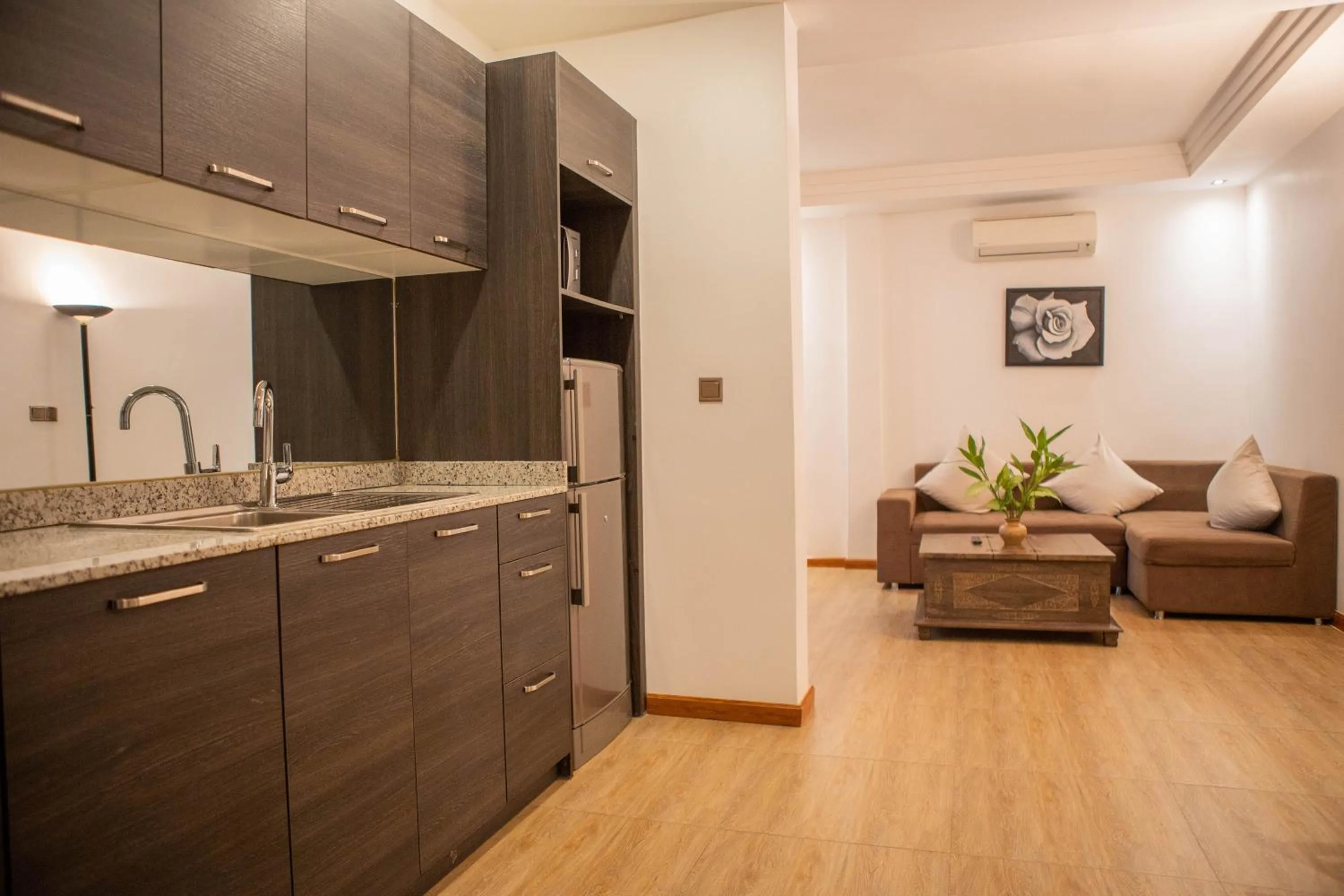 Kitchen or kitchenette in La Rose Suites