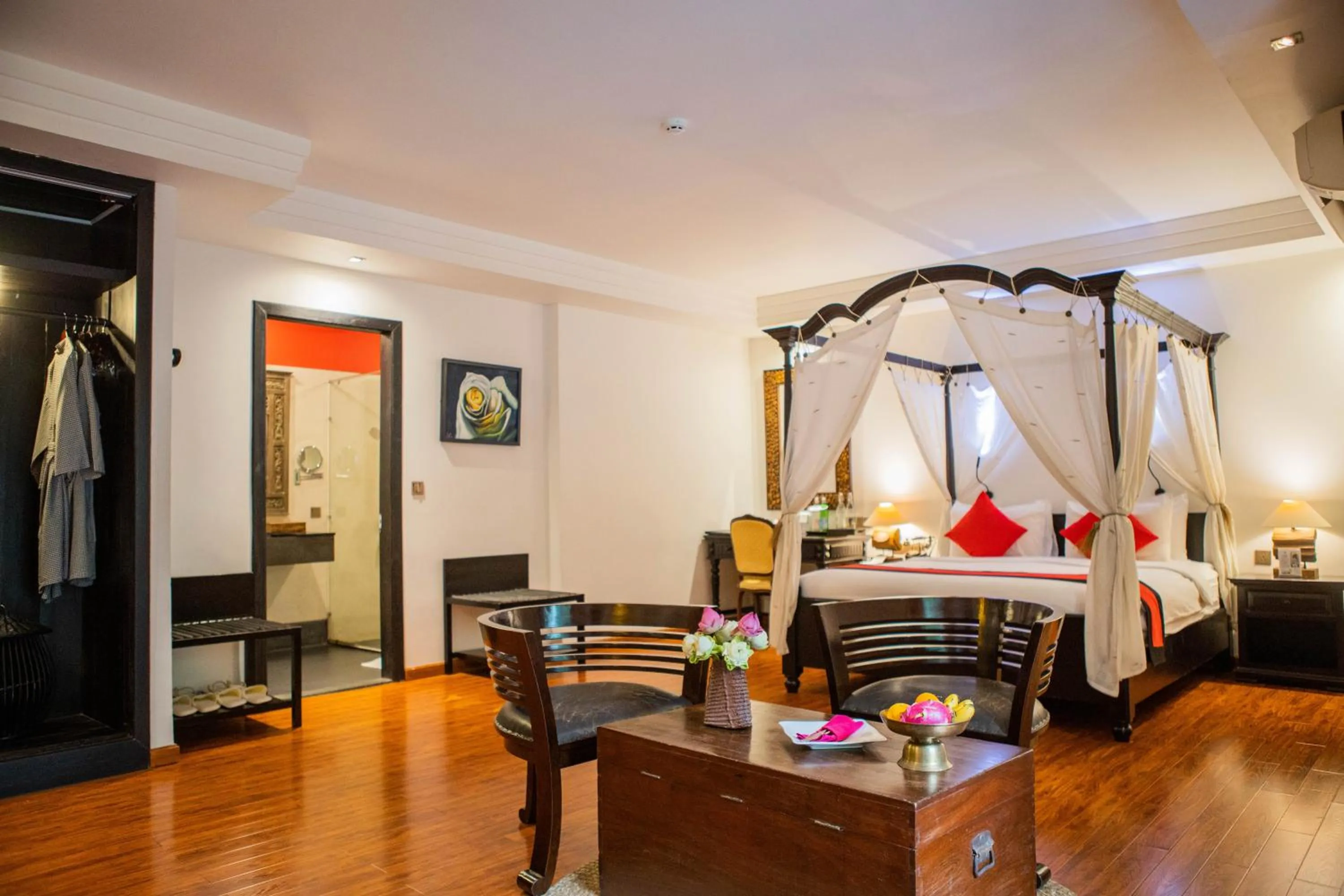 Bed in La Rose Suites