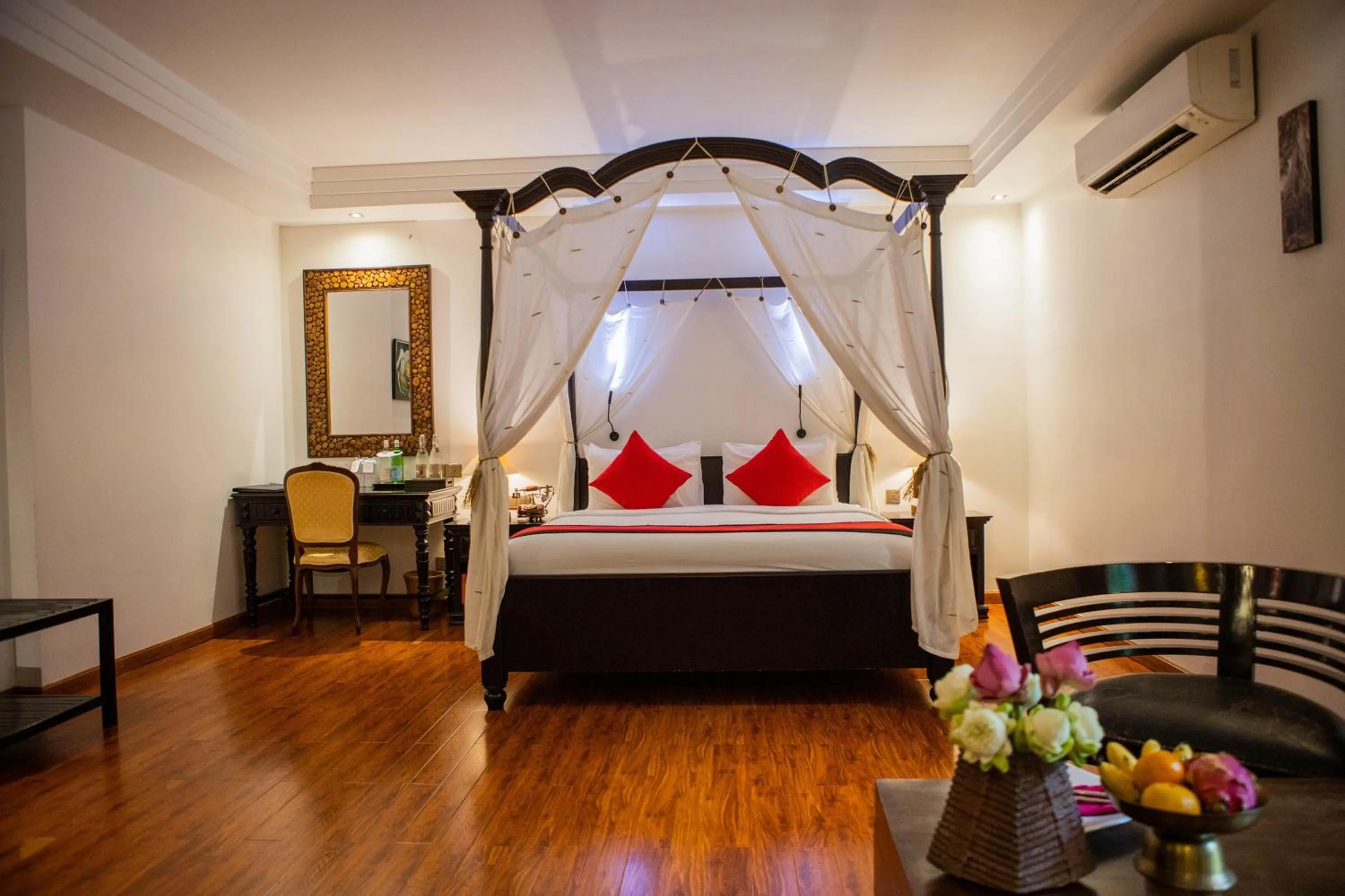 Bed in La Rose Suites