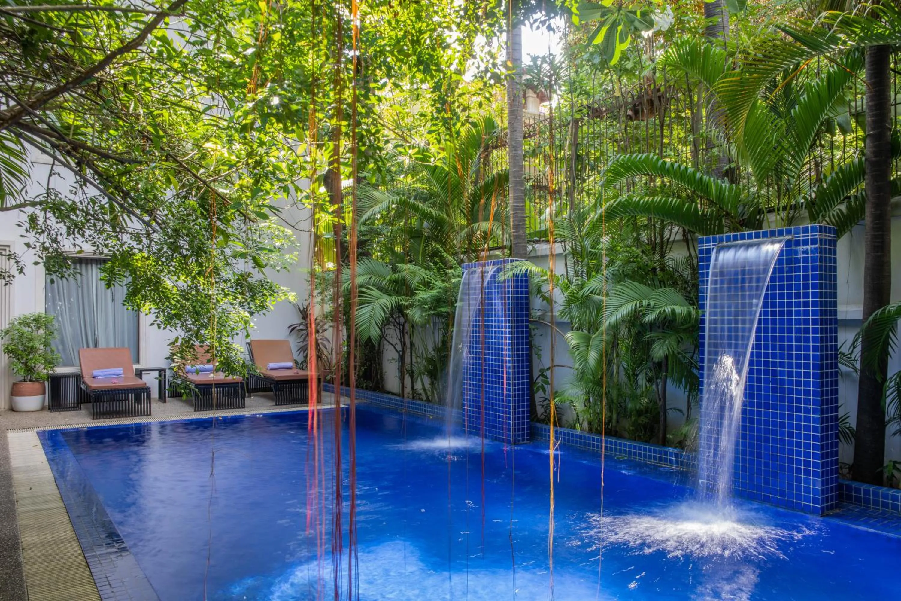 Swimming pool in La Rose Suites