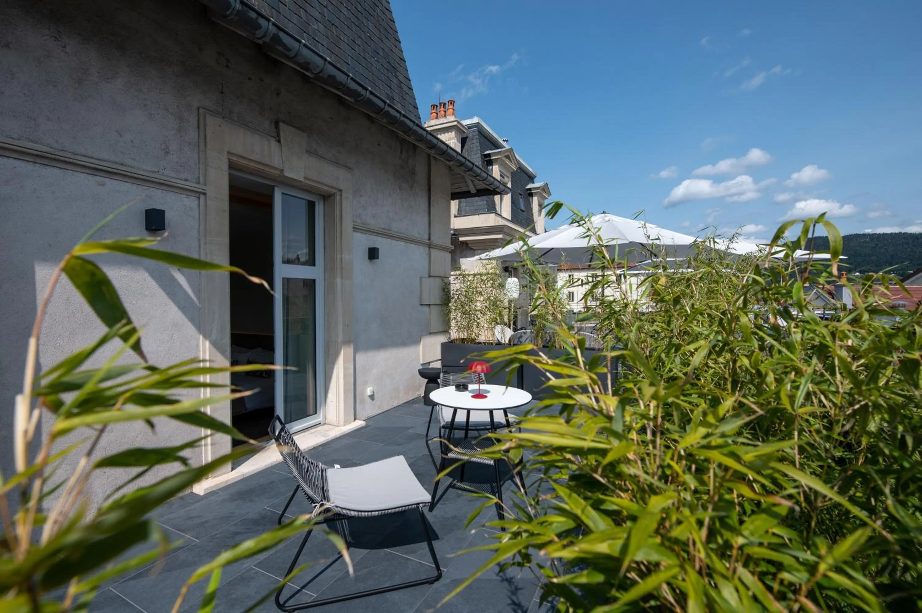 Balcony/Terrace in Best Western Premier Le Chapitre Hotel and Spa